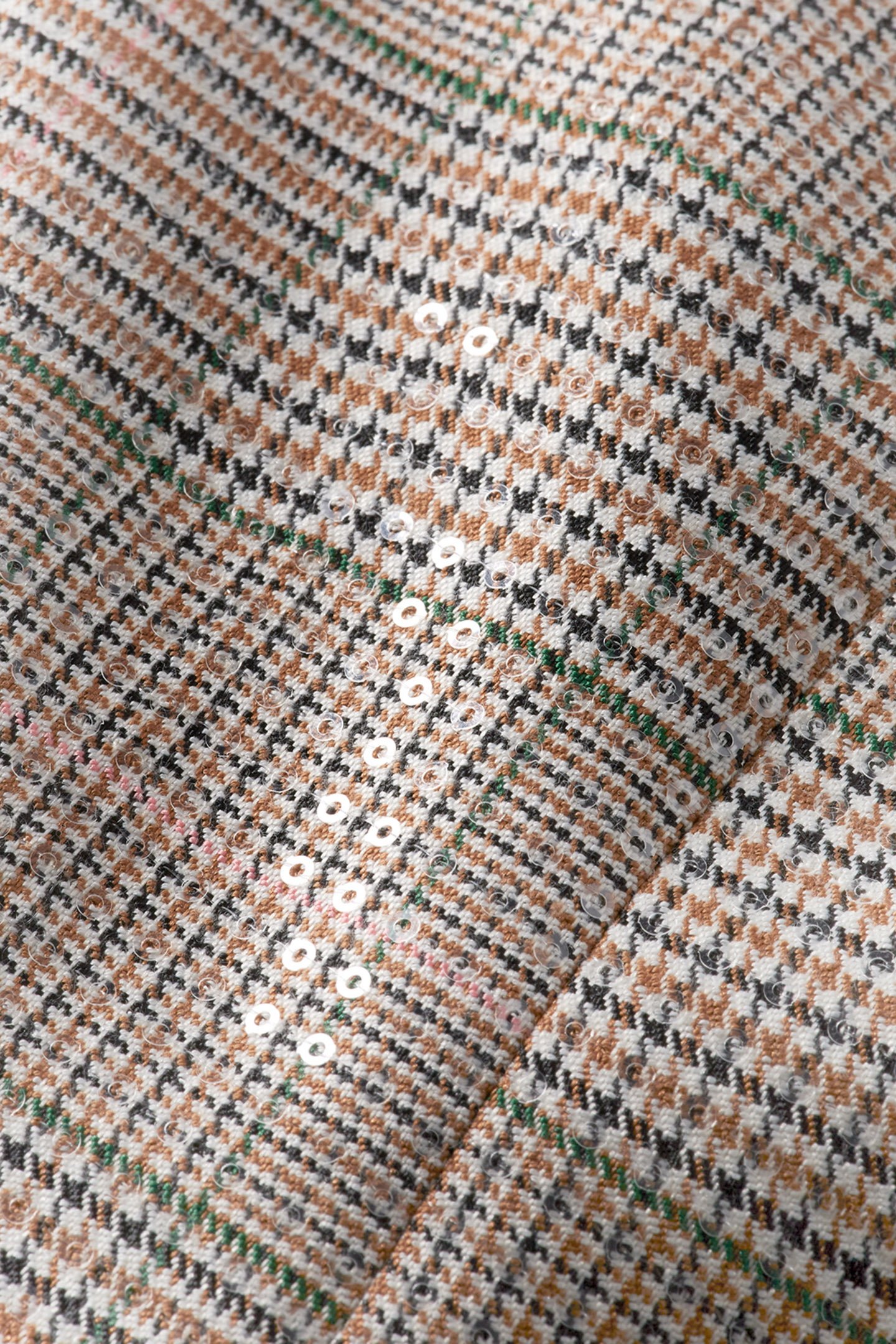 SEQUIN PRINCE OF WALES CHECK BOYFRIEND SB BLAZER SEQUIN PRIN 9