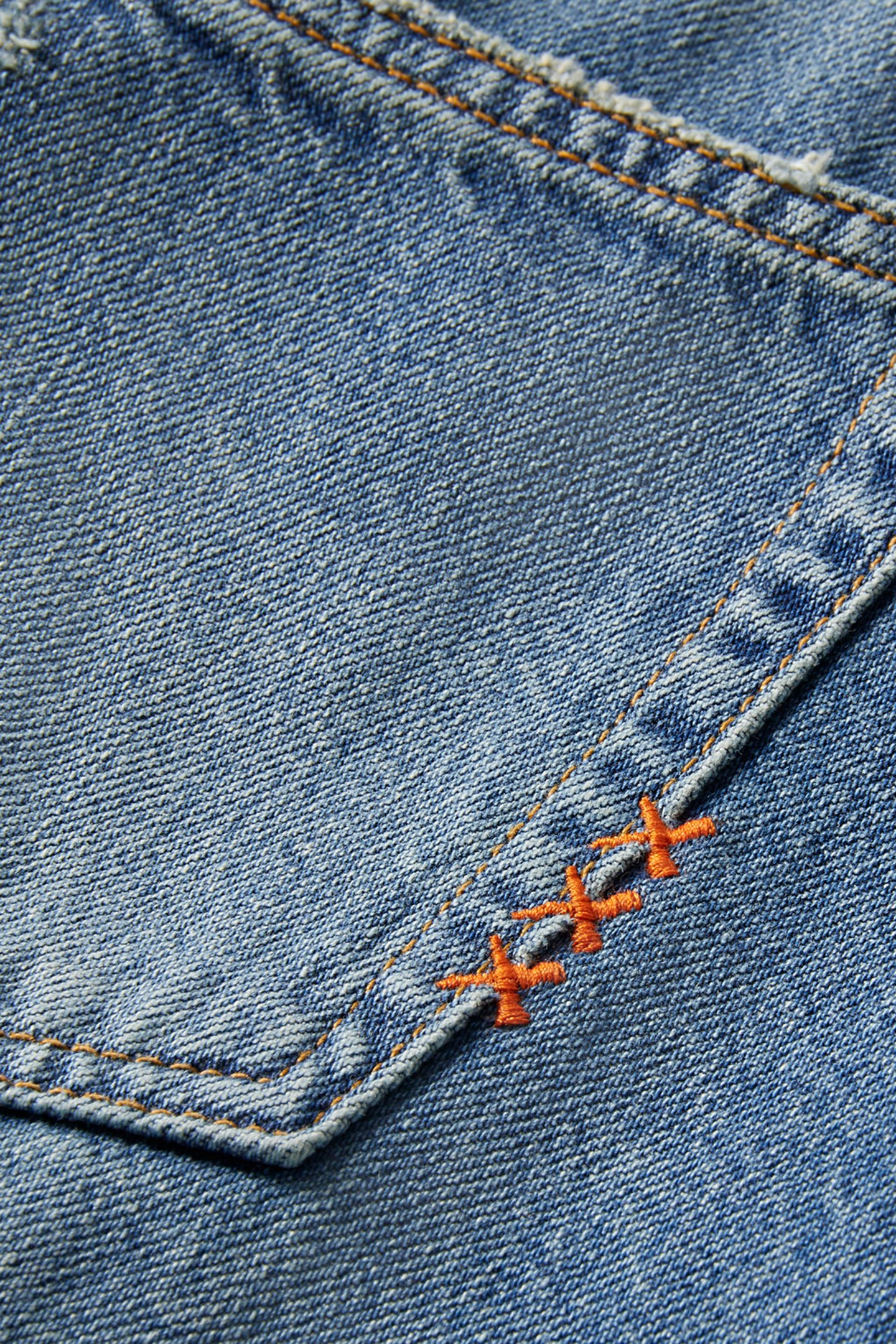 LONG VINTAGE WASHED DENIM SKIRT WITH FRONT SPLIT FRISCO NIGH 9