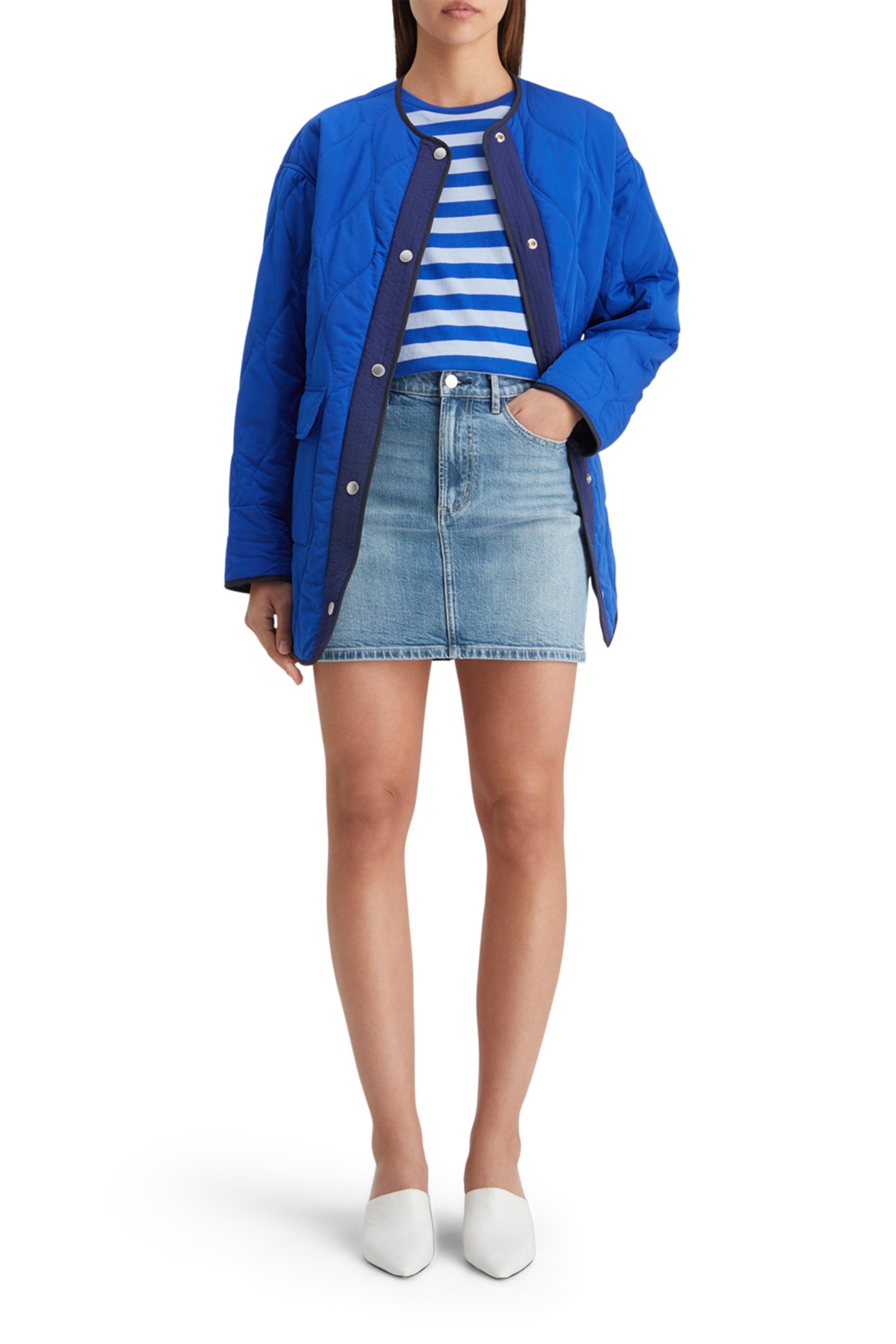 EASY 5 POCKET DENIM SKIRT — DREAMCATCHER 3