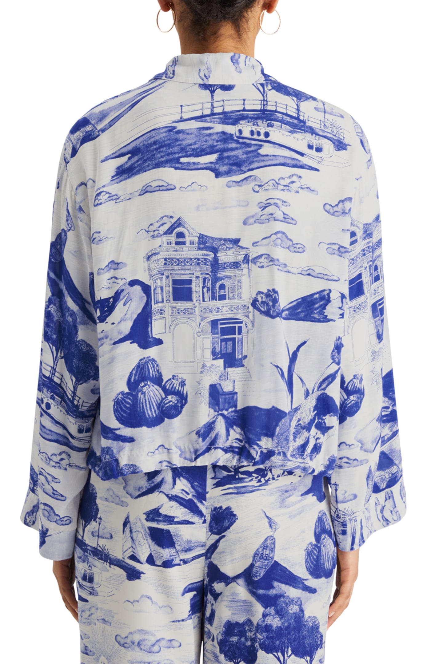 UTILITY FLUID SHIRT JOURNEY OF THE FREE MIND BLUE 2