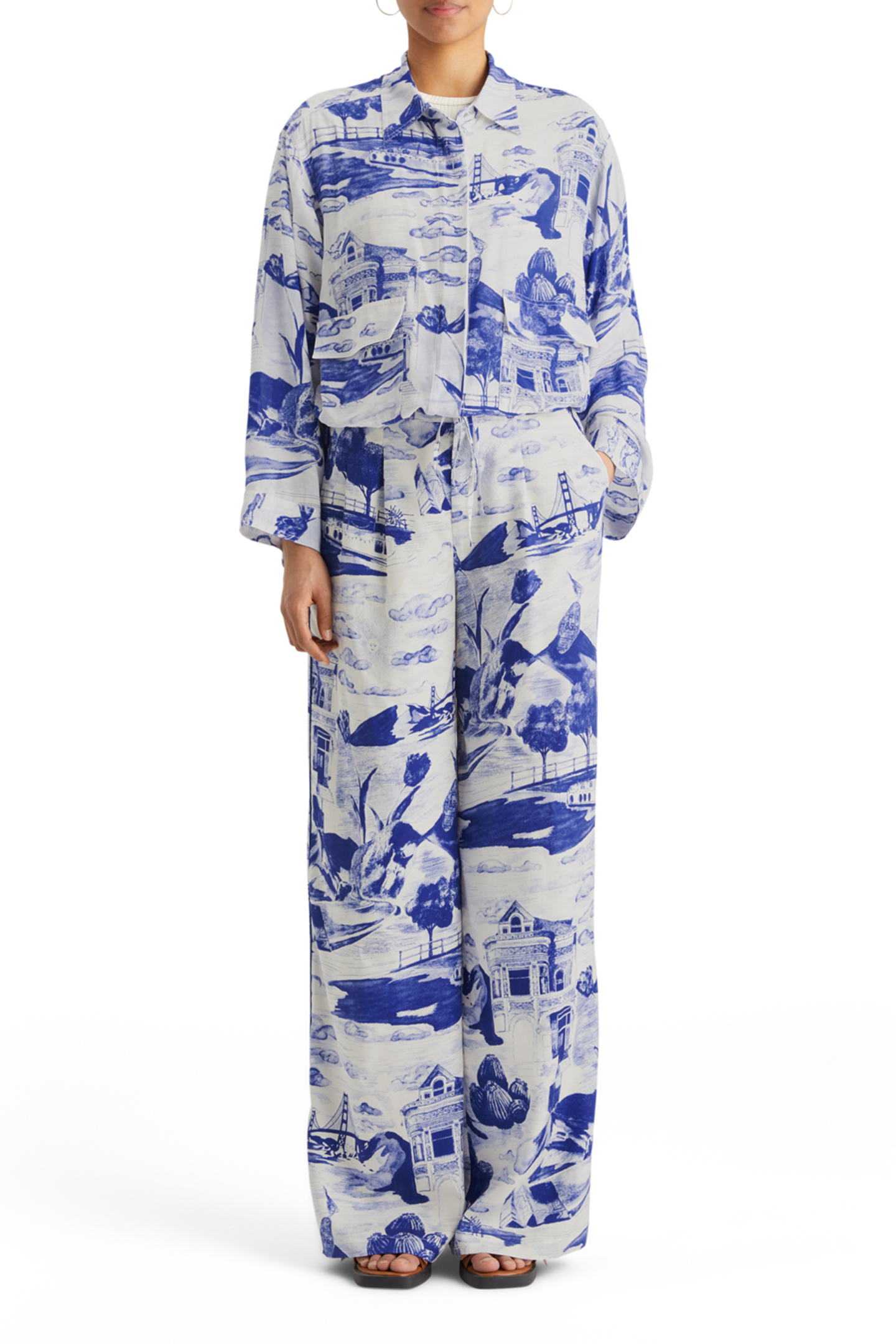 UTILITY FLUID SHIRT JOURNEY OF THE FREE MIND BLUE 3