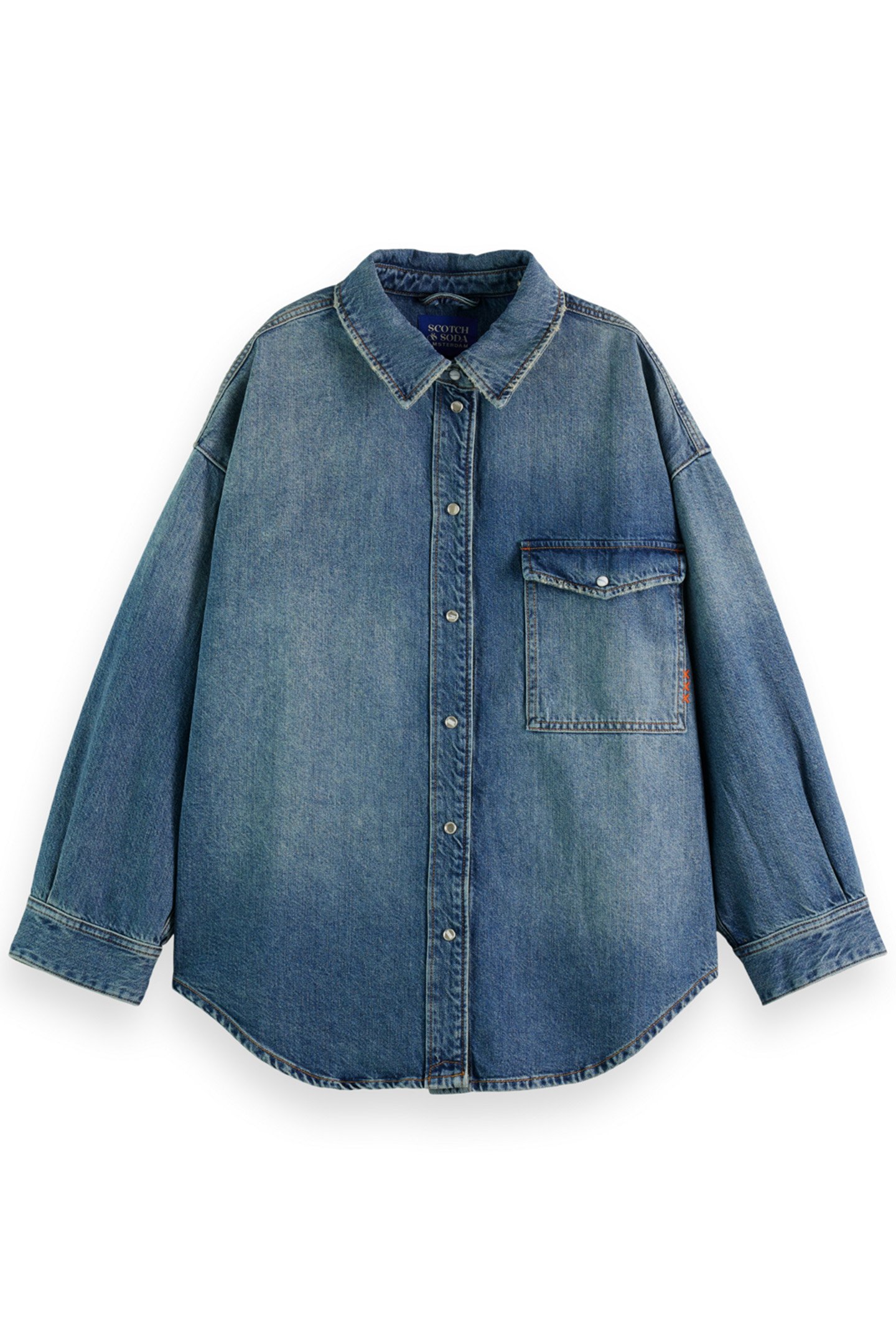 VINTAGE WASHED DENIM OVERSHIRT — FRISCO NIGHTS 4