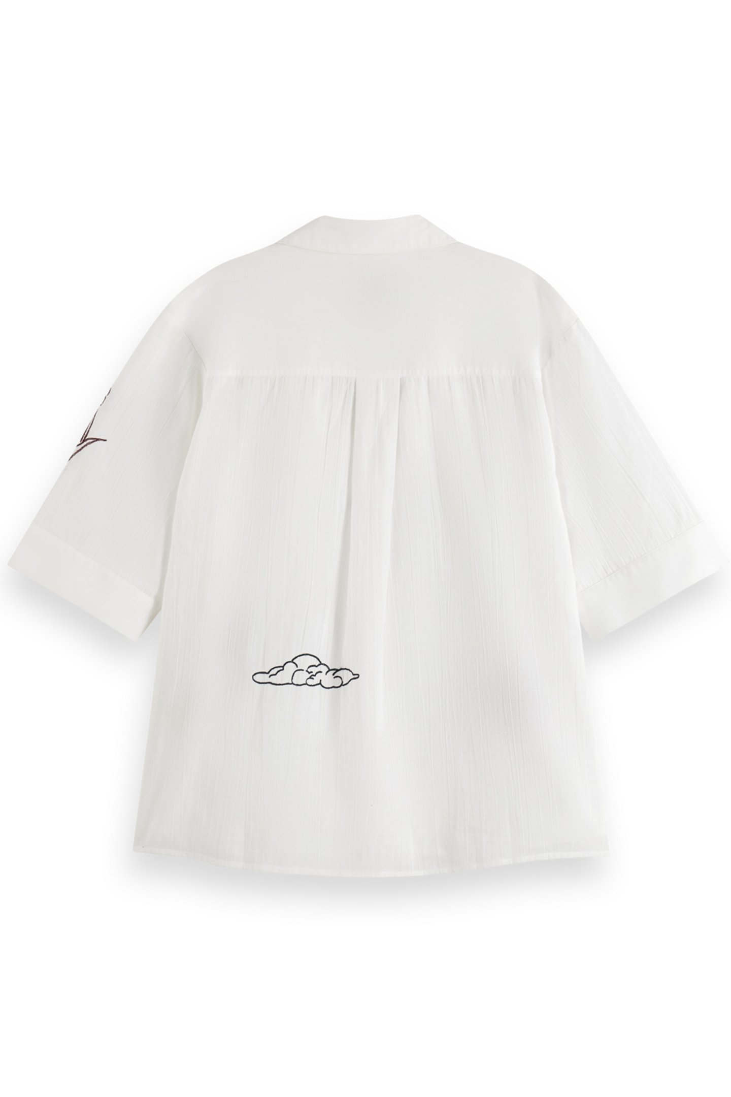 SS SHIRT WITH EMBROIDERY WHITE 5