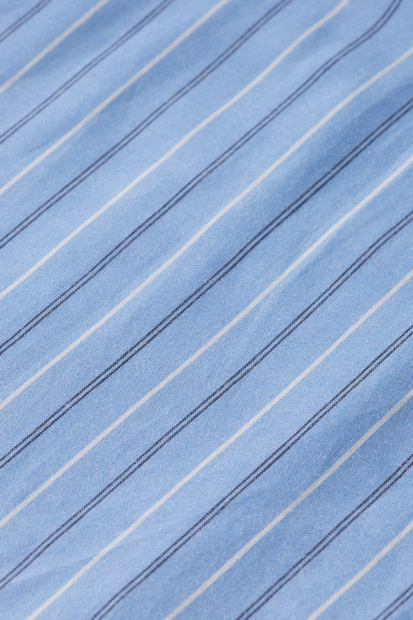 MINI POPLIN WRAP DRESS MYSTIC BLUE STRIPE 8