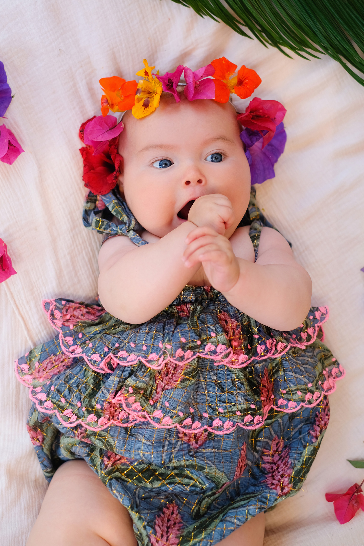 ROMPERS MATANZAS LAGOON LEAVES 3