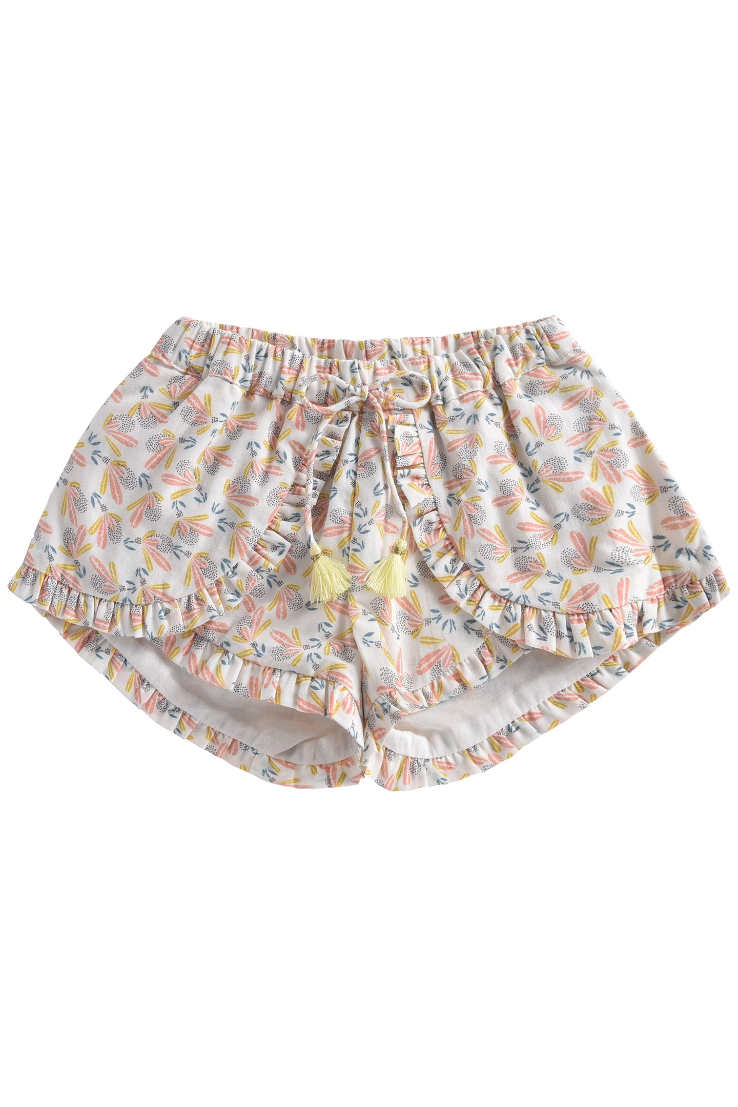 Louise Misha Shorts Asha Cream Petals Maat: 6M | Broeken Outlet | kids | Wit