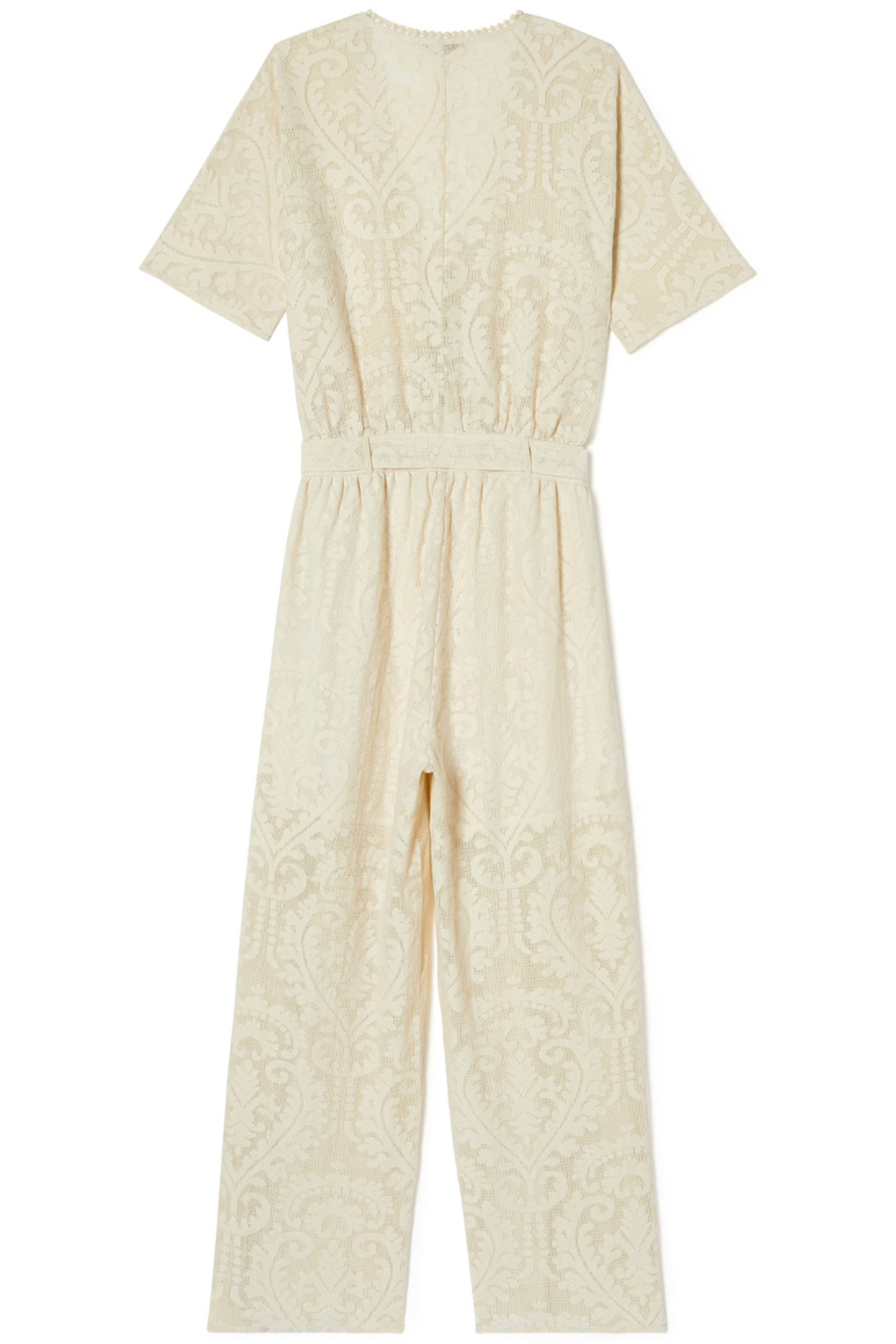 JUMPSUIT TINA CREAM BAROQUE LACE 2
