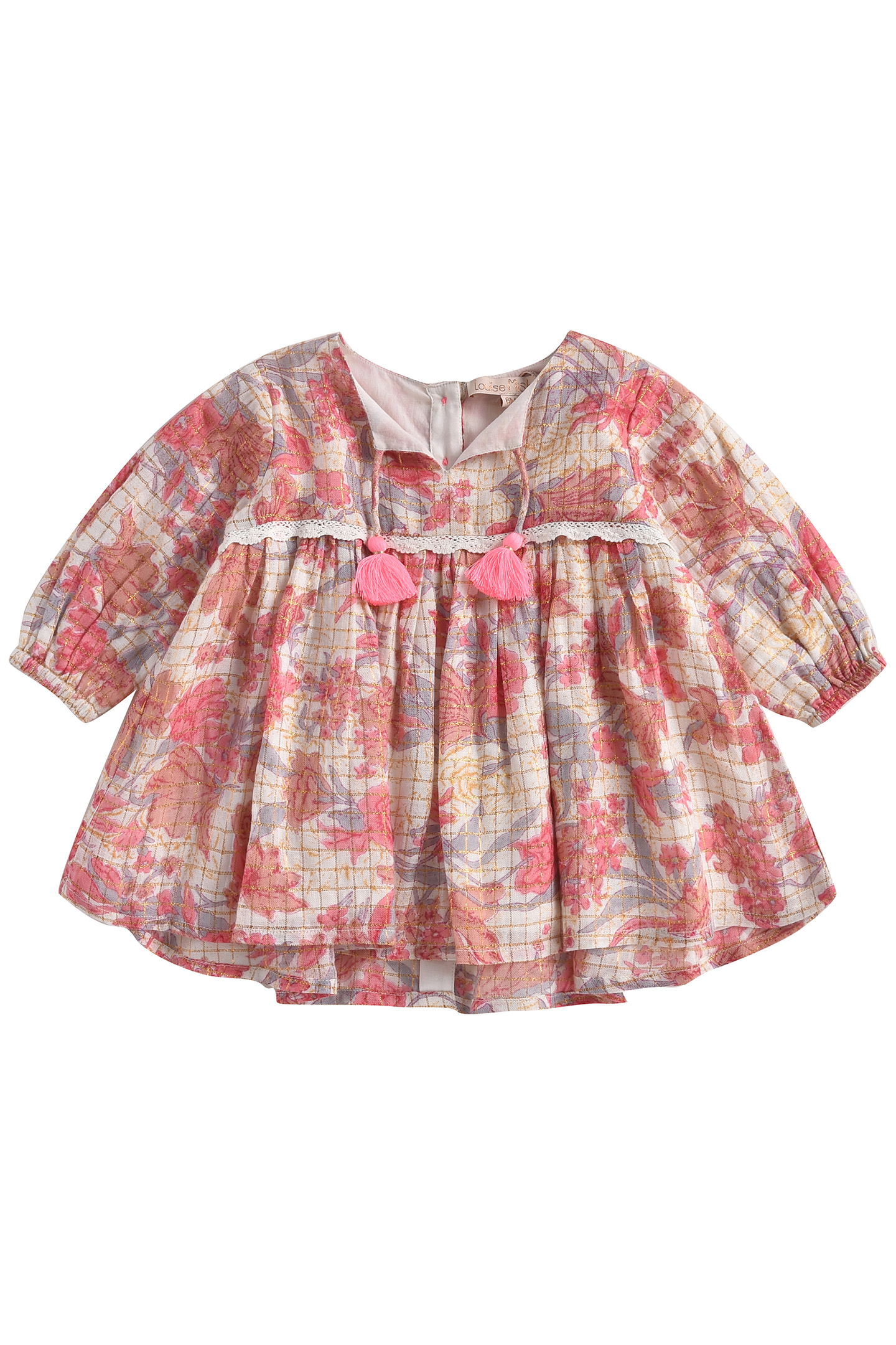 DRESS FELIZITA PINK FLOWERS 1