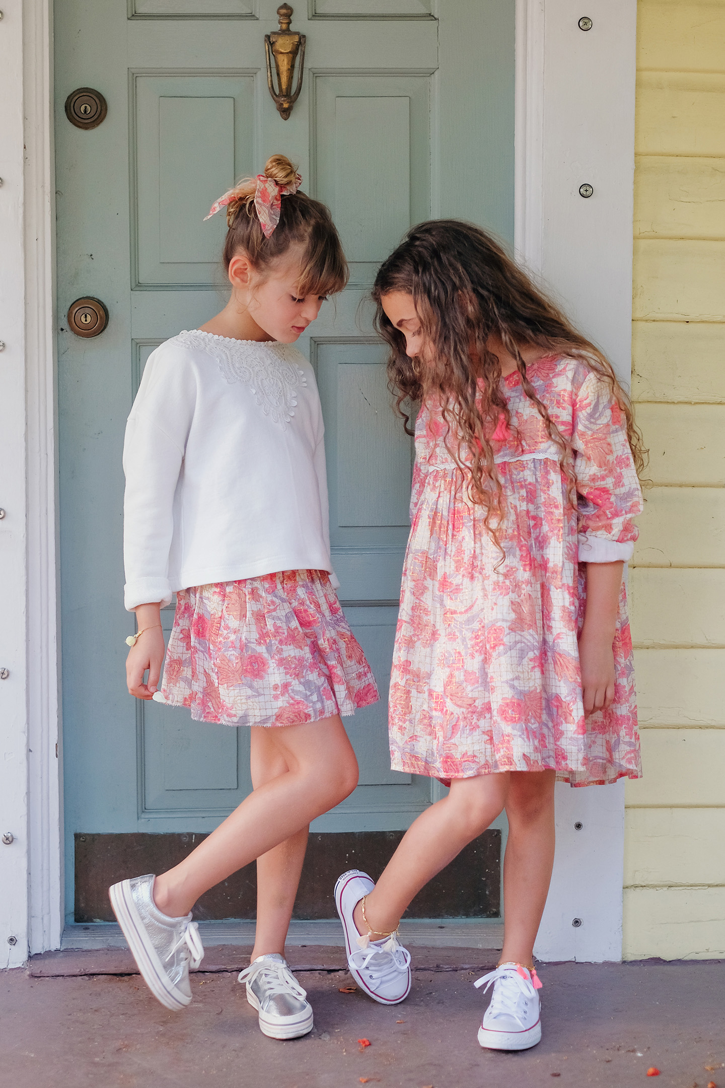 DRESS FELIZITA PINK FLOWERS 4