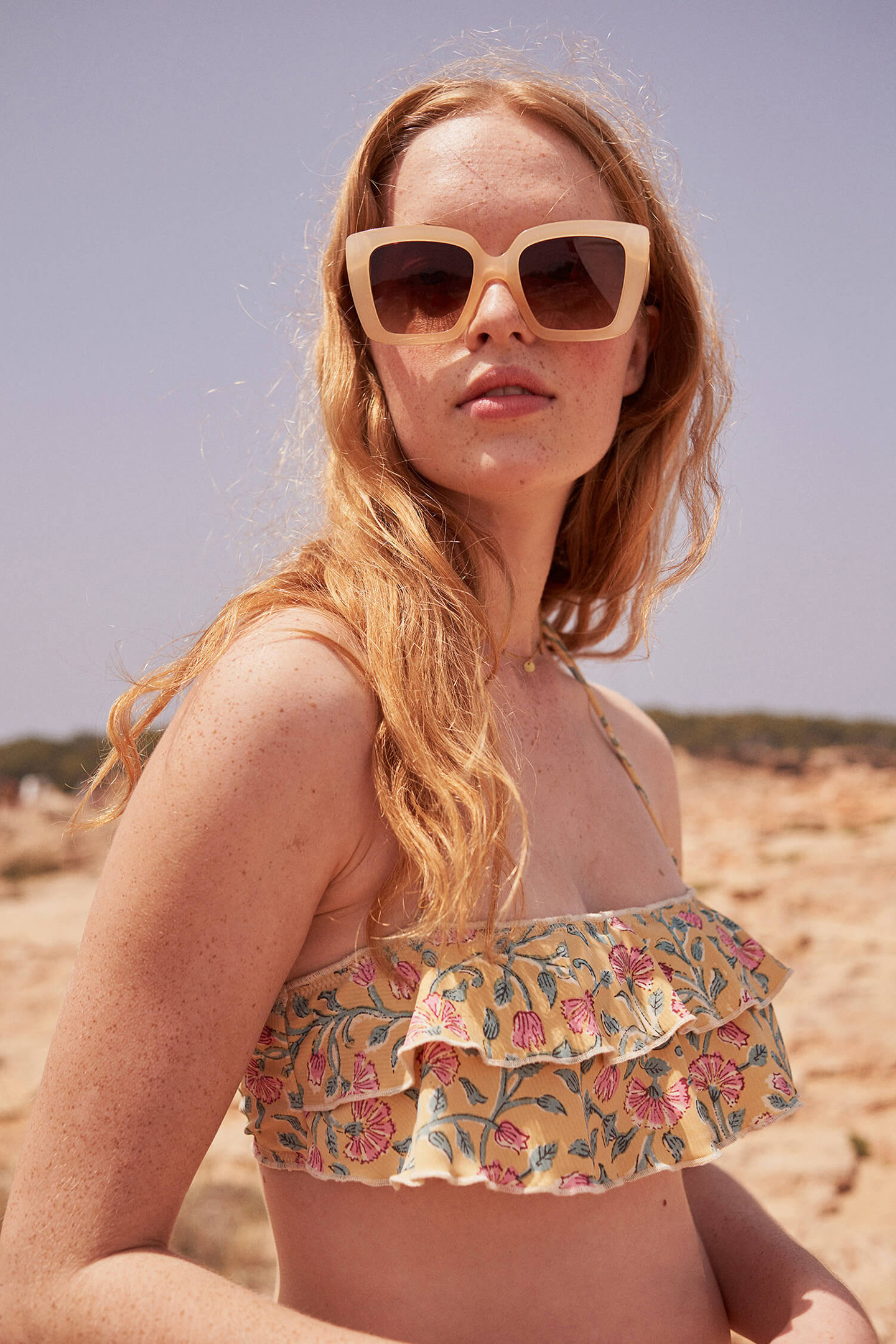 BIKINI - TOP JOSIA LEMON FLOWERS 9