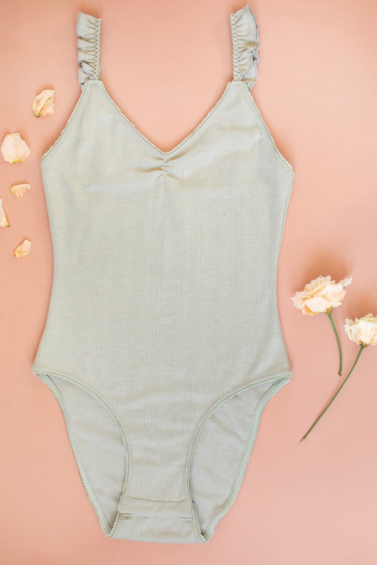 BODYSUIT EMMY LIGHT OLIVE 10