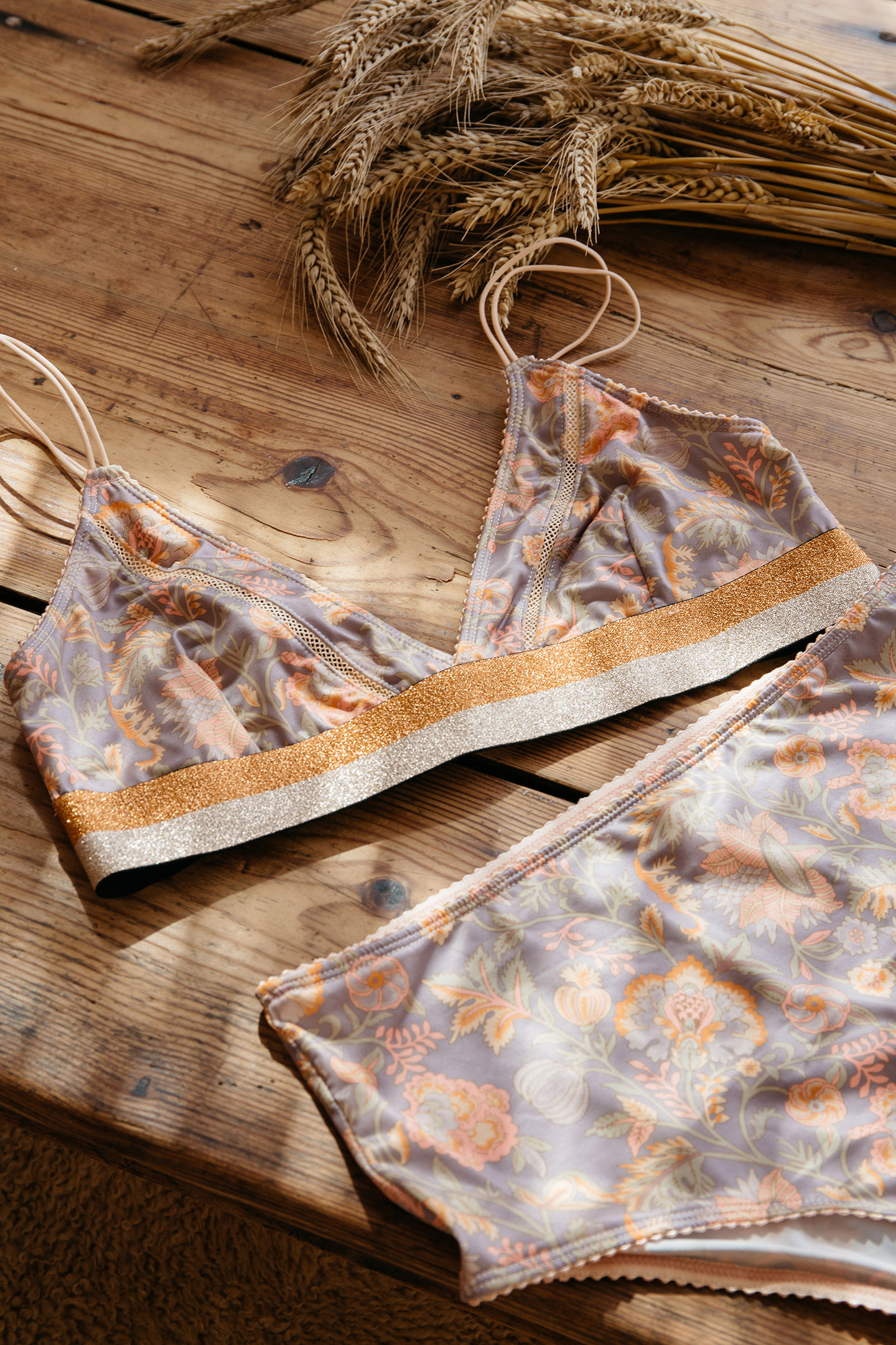 BRA SHOSHA CALIFORNIA FLOWERS 6