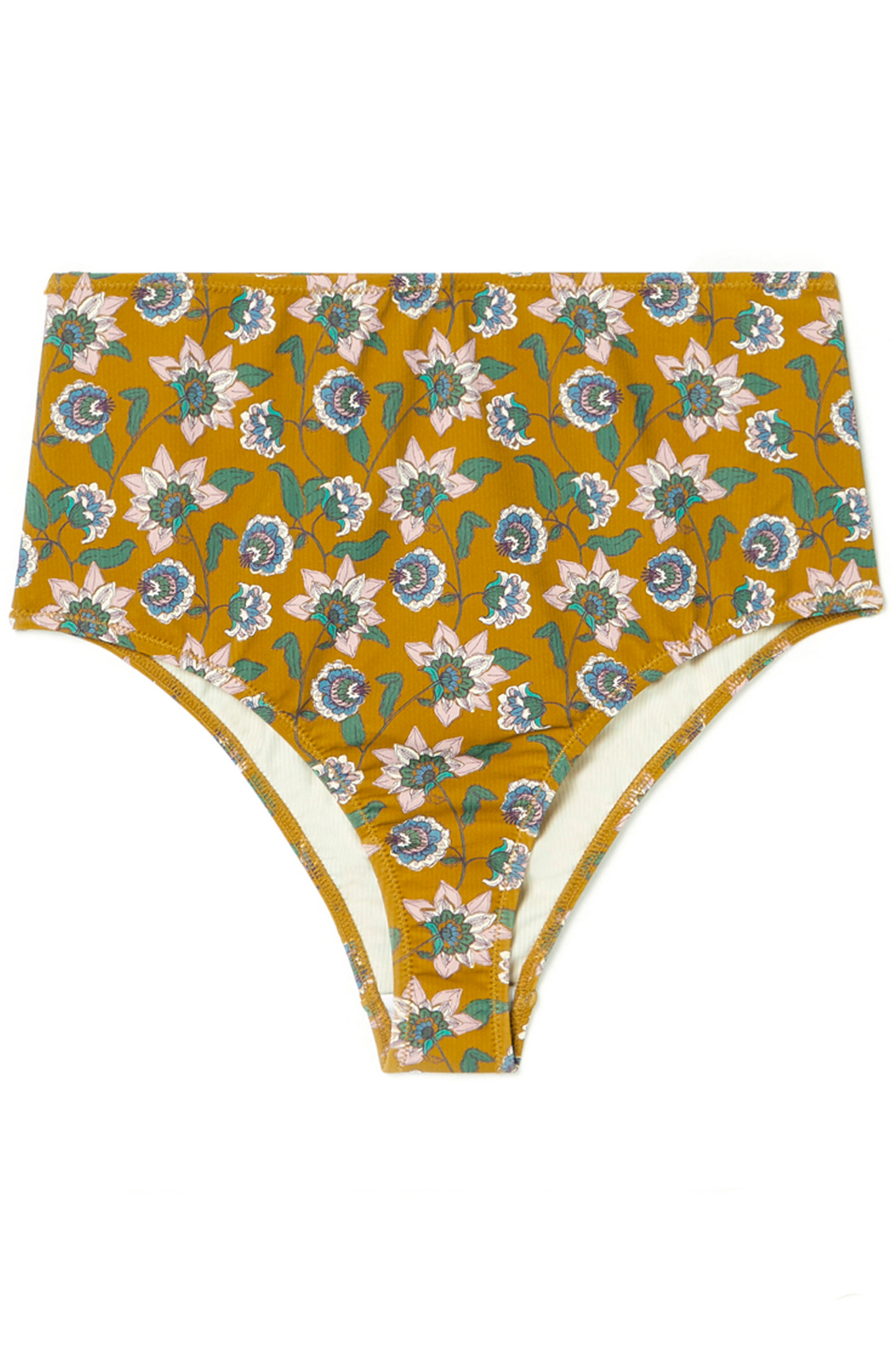 BIKINI H.WAIST BOTTOM CREEKY CINNAMON FLOWERS 1