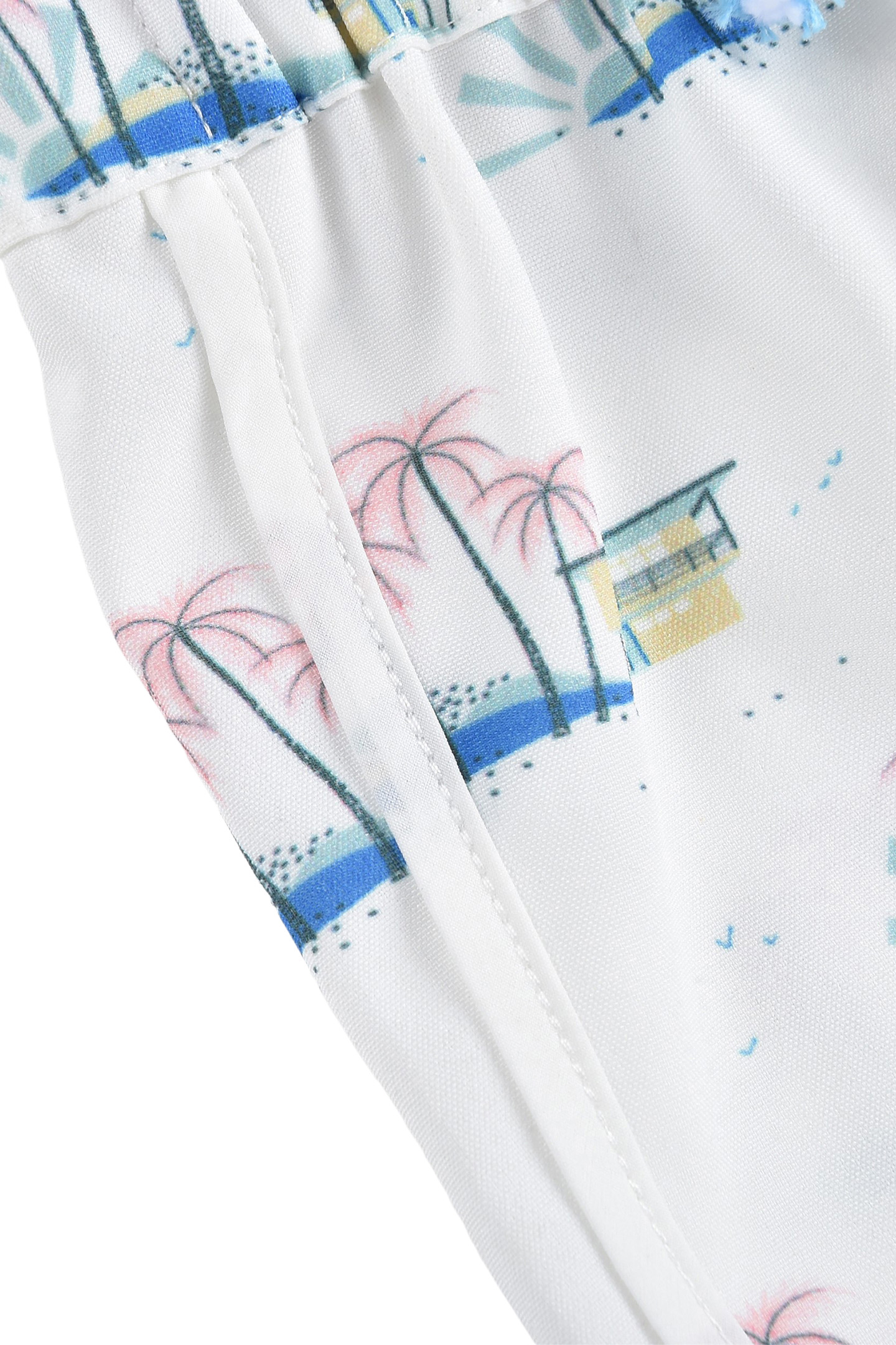 SWIM SHORTS ADERI OFF-WHITE HAWAII 9