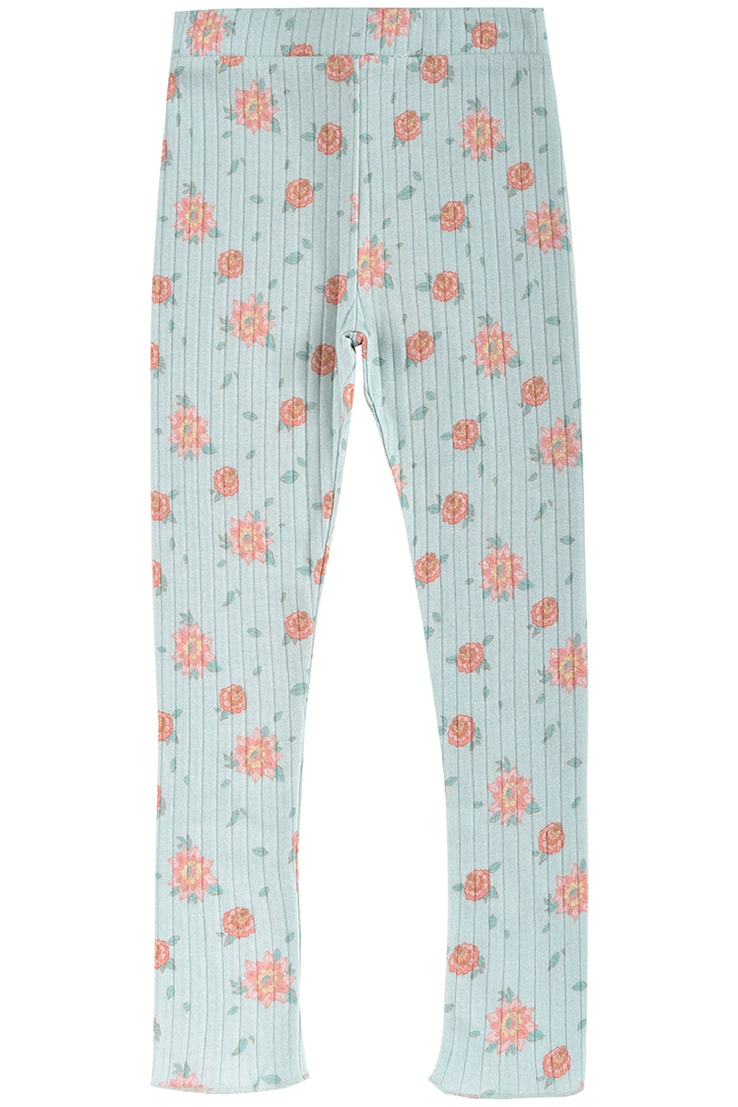 LEGGINGS ANANDOU VINTAGE BLUE FLOWERS 2