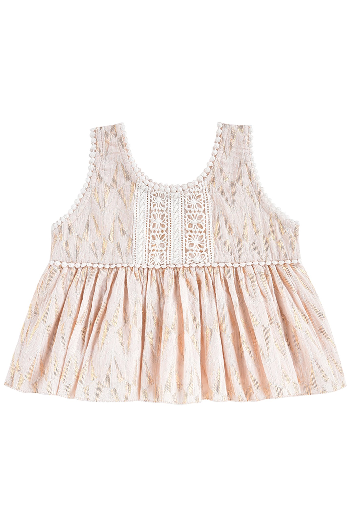 TOP LOMEDEO BLUSH PSYCHE LUREX 1