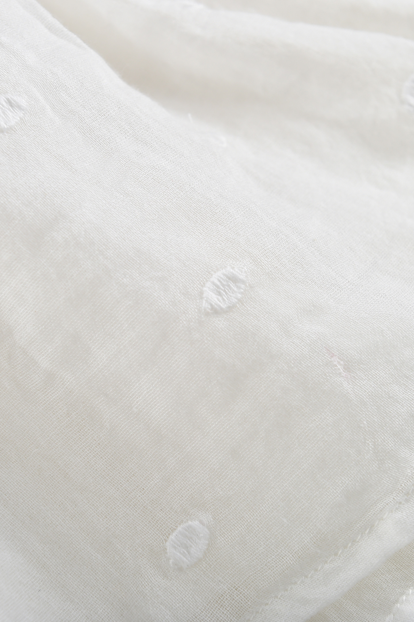 DRESS HUGUETTE OFF-WHITE PLUMETIS 10