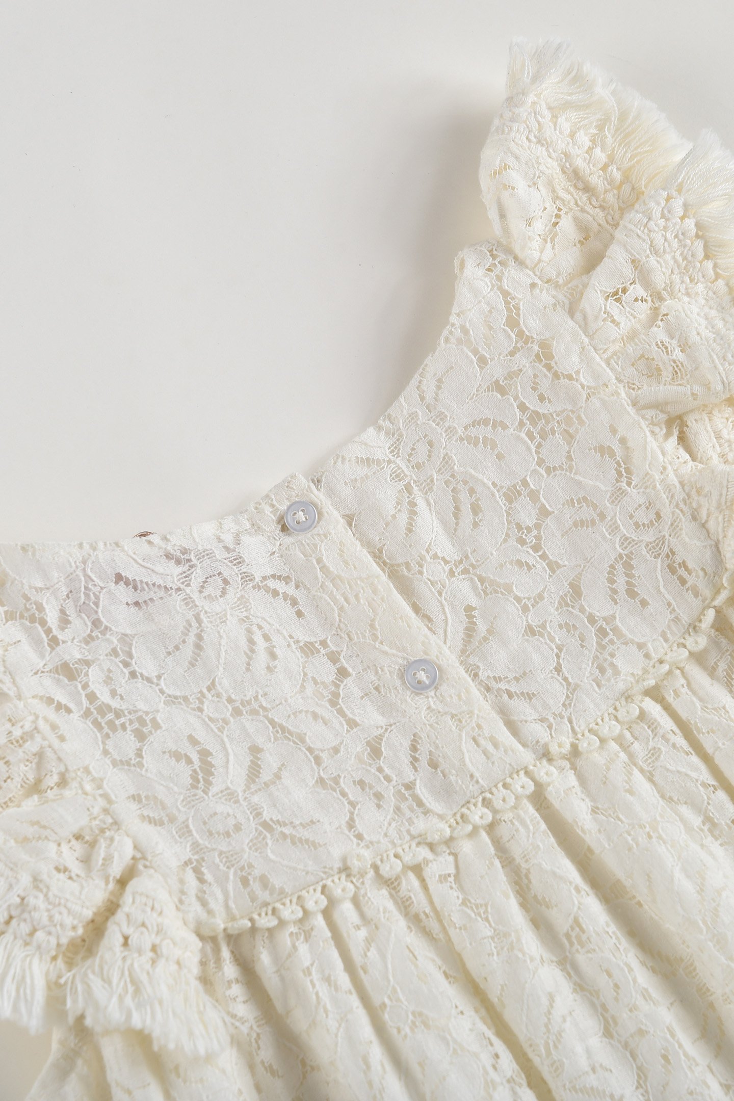 DRESS JANICE CREAM LACE 9