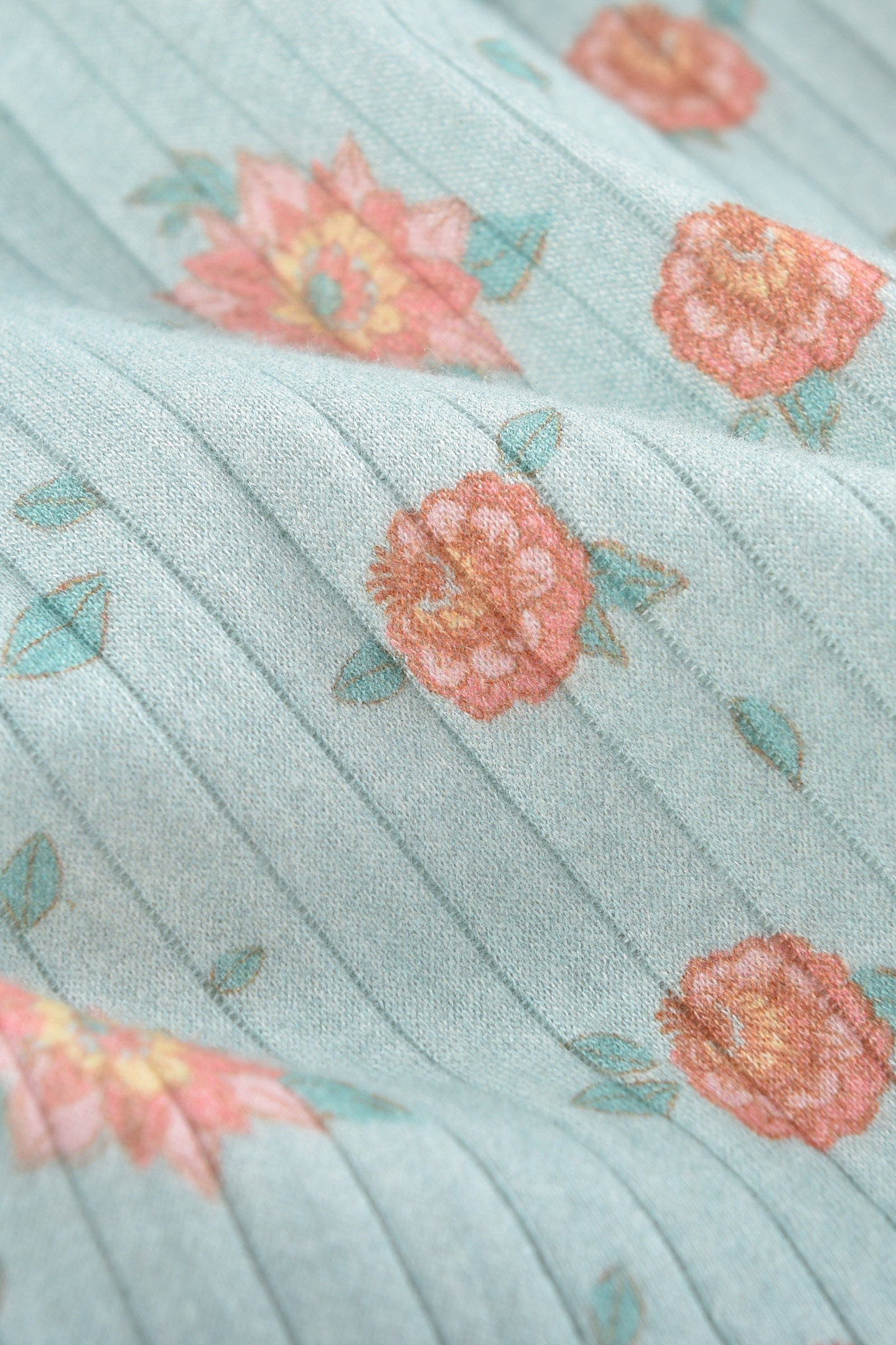 DRESS AMITA VINTAGE BLUE FLOWERS 9