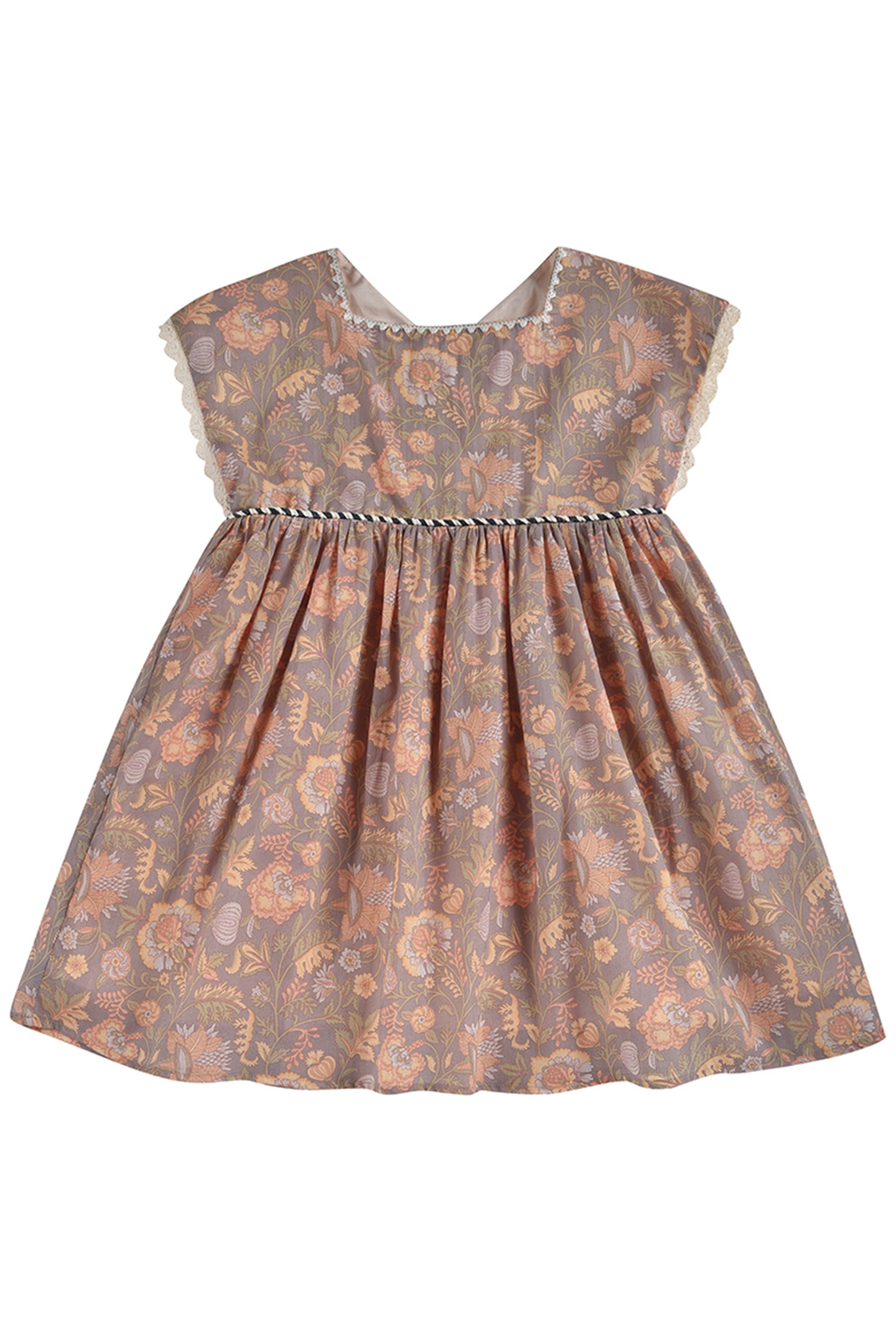 DRESS TAPALPA CALIFORNIA FLOWERS 1