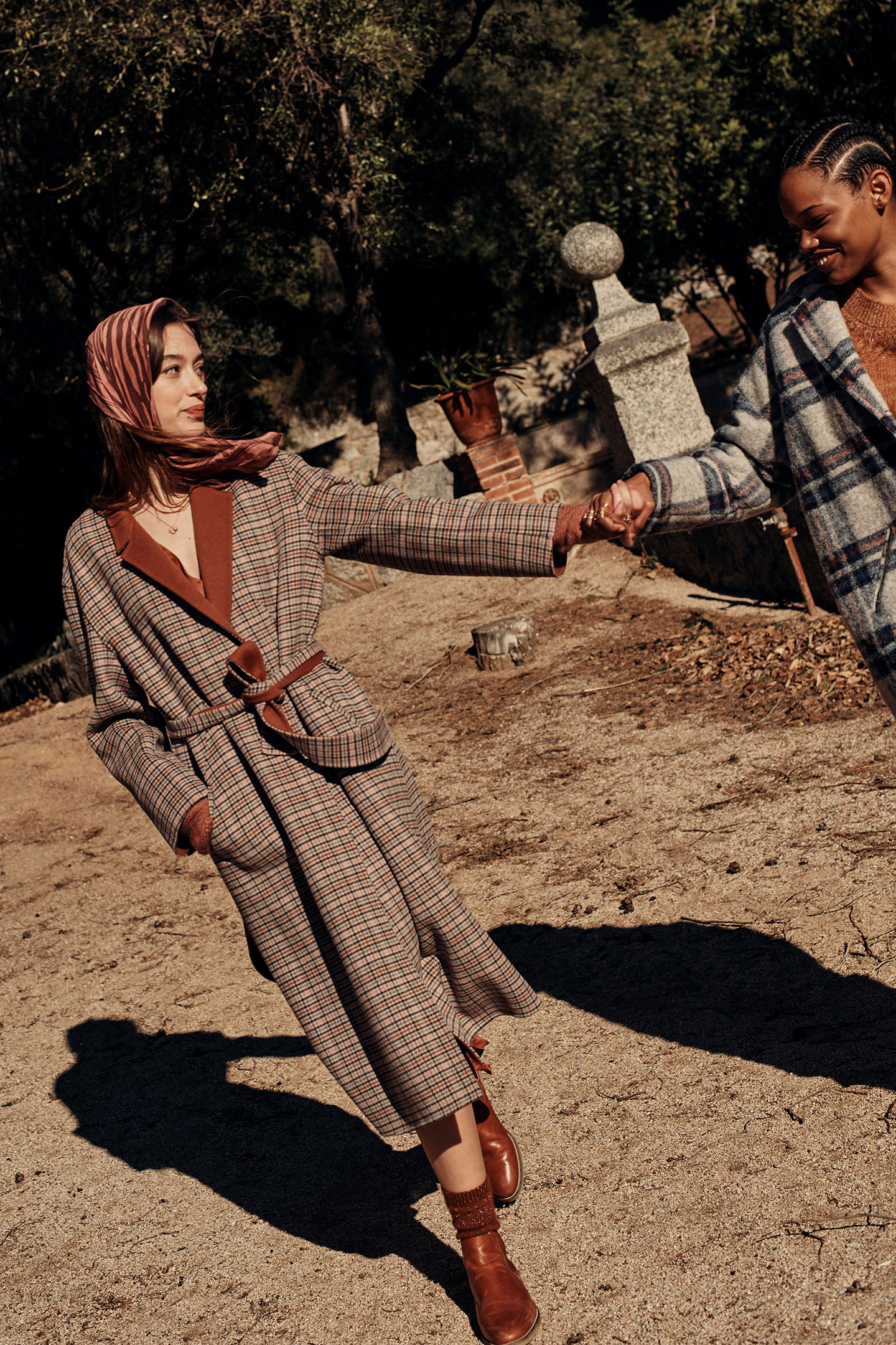 REVERSIBLE COAT SULLY SIENNA / NUTS 7