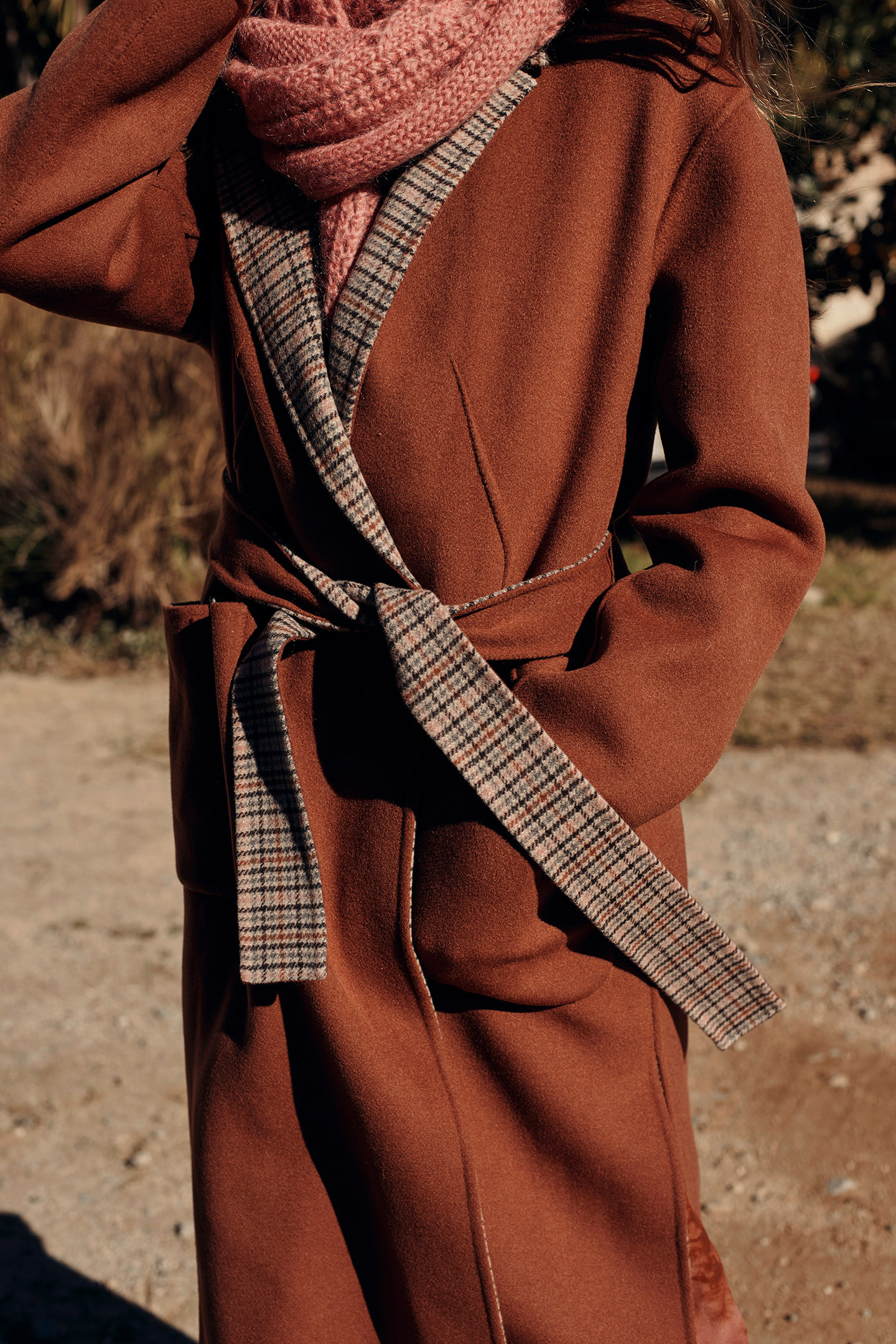 REVERSIBLE COAT SULLY SIENNA / NUTS 9