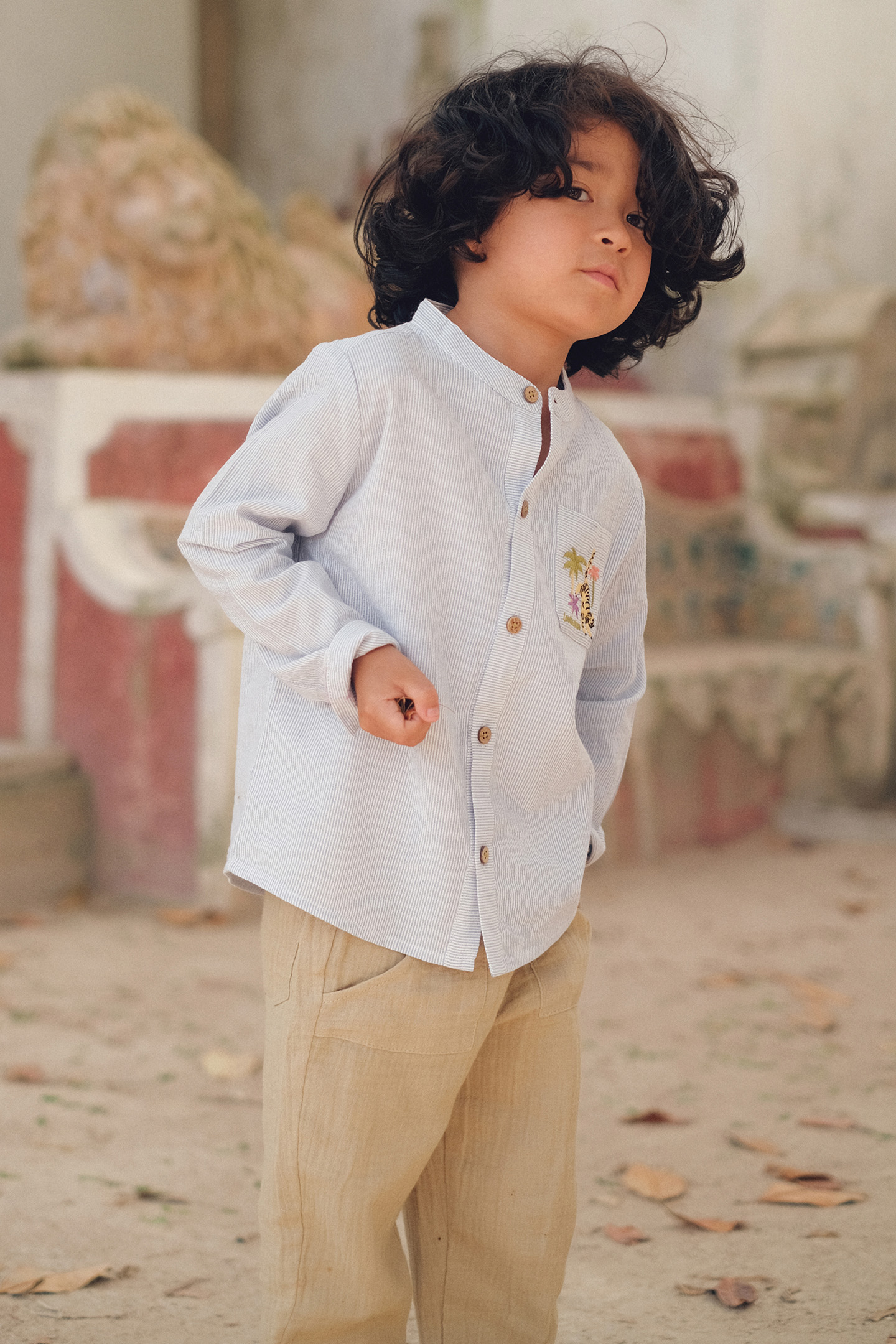 SHIRT AMOD BLUE STRIPES 1