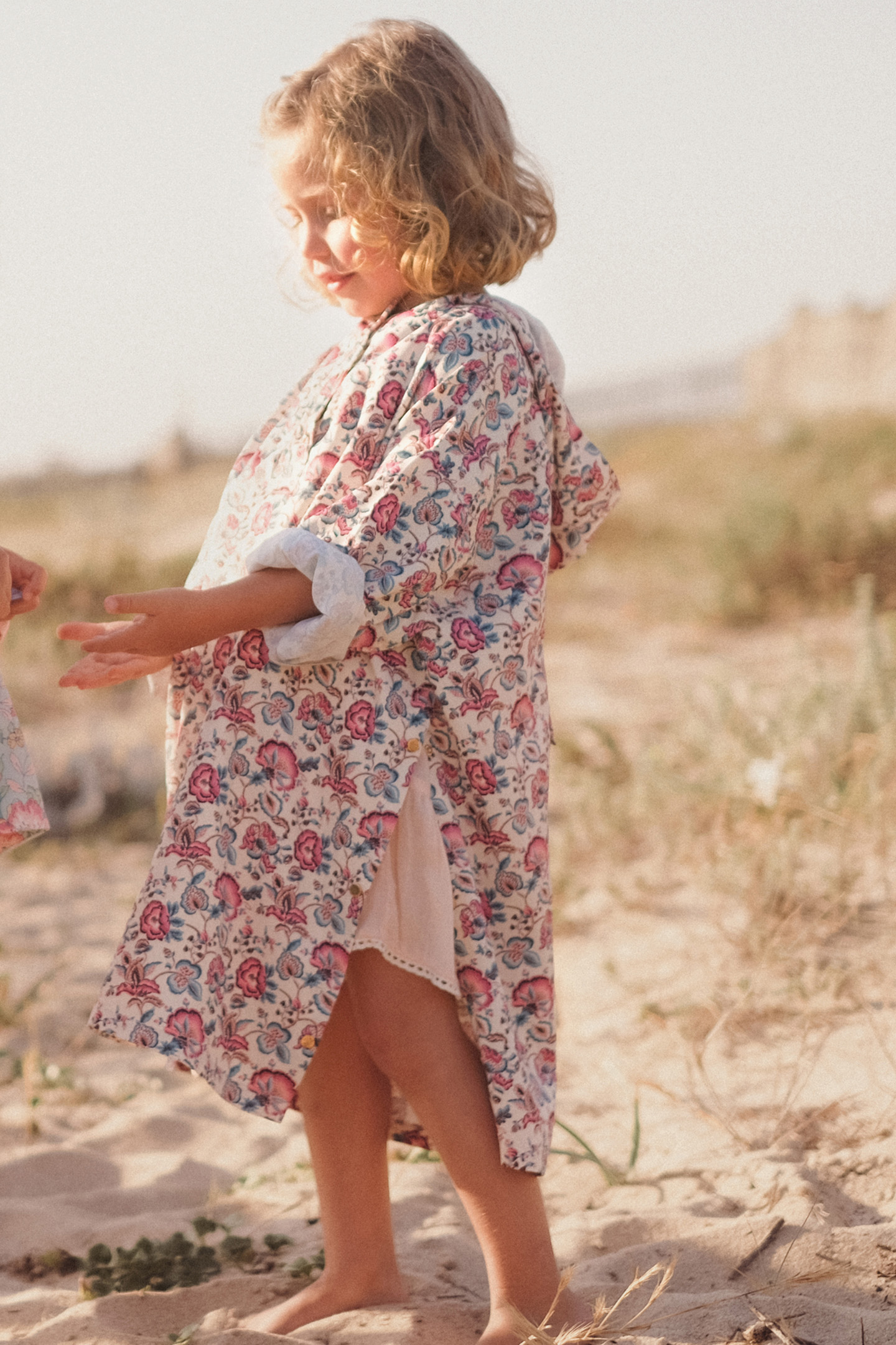 WINDBREAKER HYLINA CREAM INDIAN FLOWERS 3