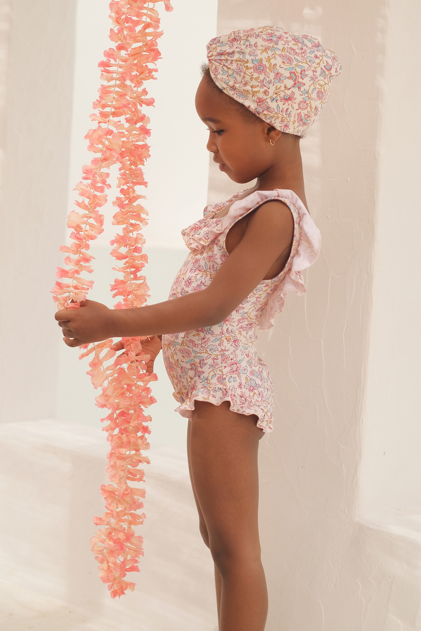 BATHING TURBAN ABINA CREAM PADMA MUDRA 3