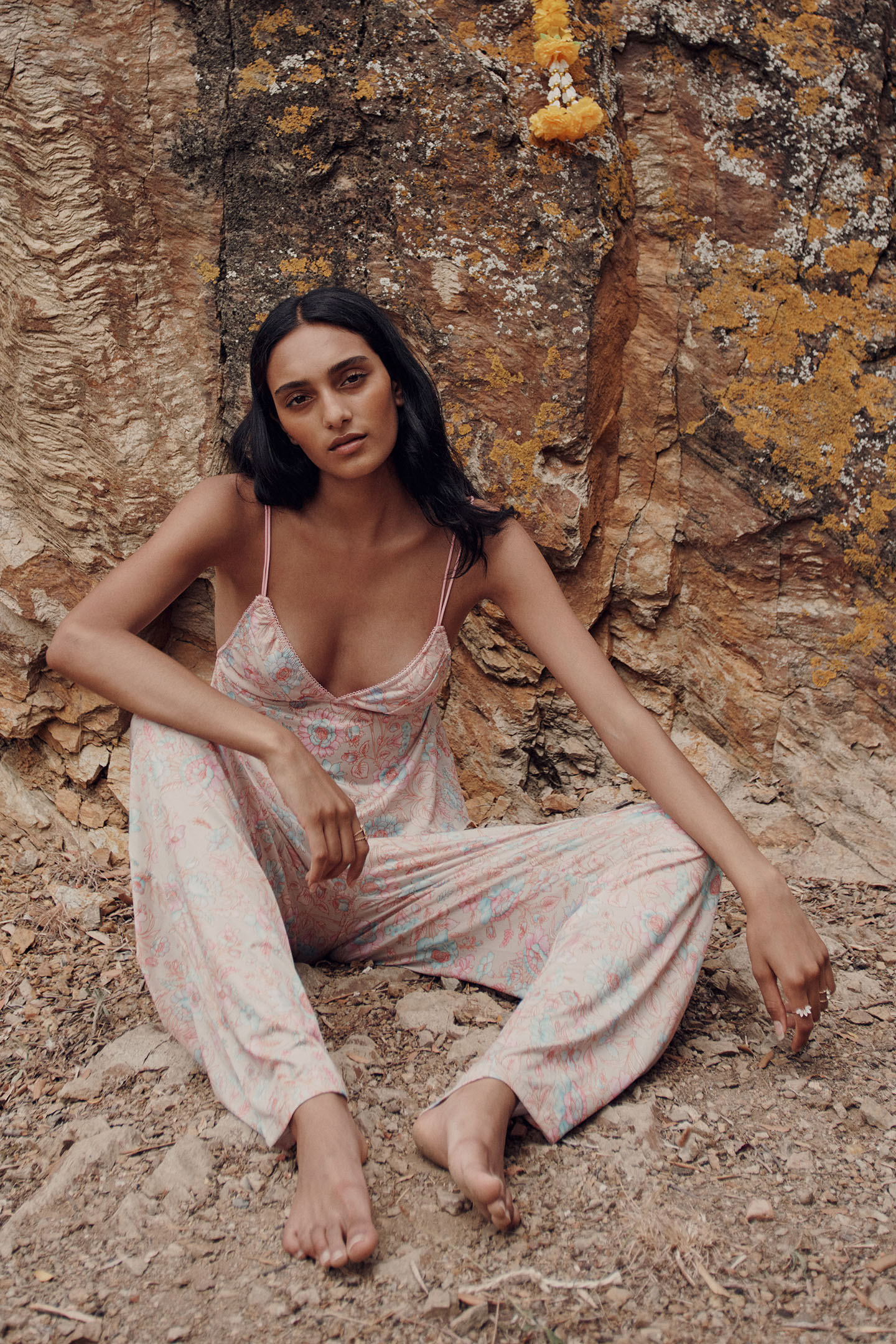 PAJAMAS TOP LOUCOUM BLUSH RAINBOWMANDALA 2