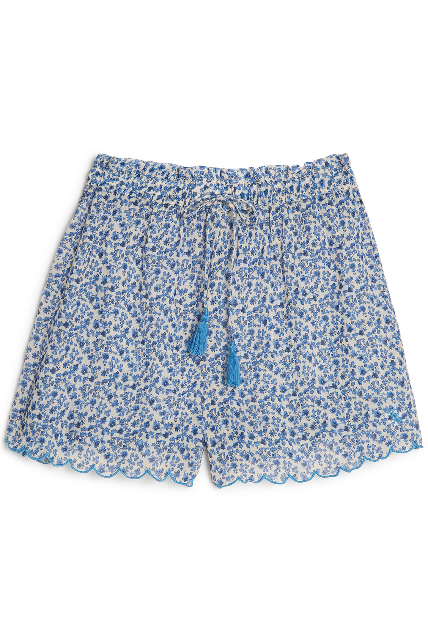 PAJAMAS SHORTS DREAMY BLUE INDIAN BLOOM 2