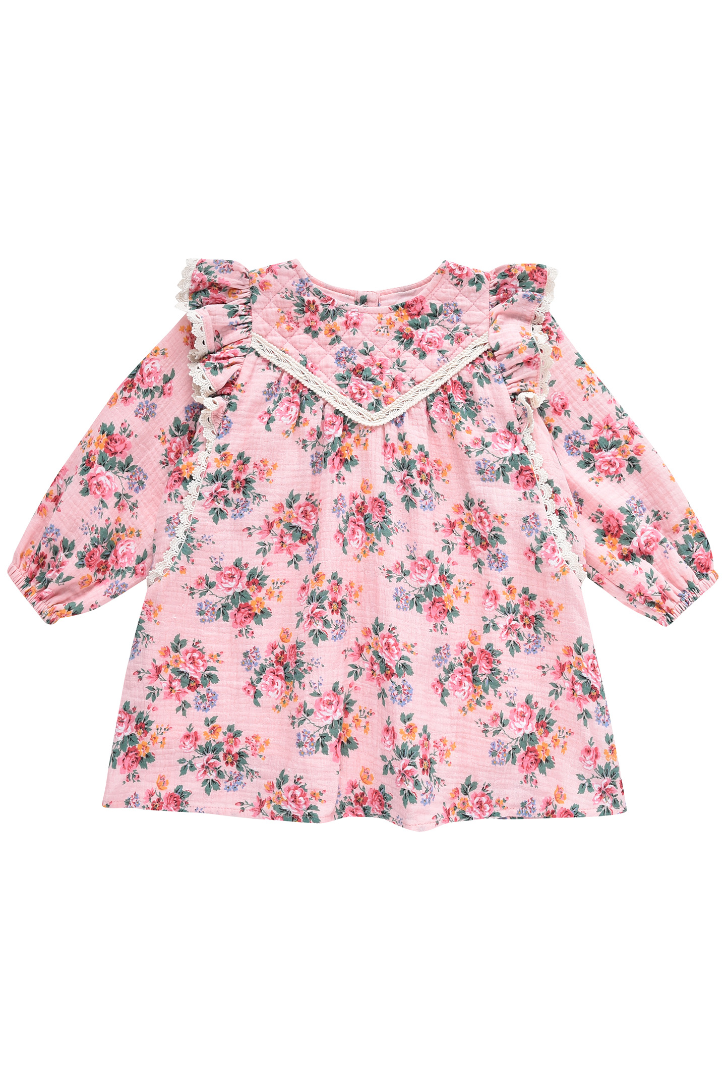 DRESS LARA PINK SEYLAN FLOWERS 2