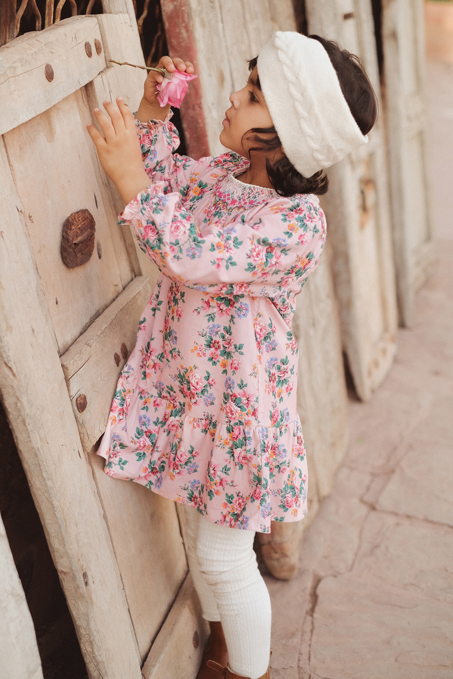 DRESS BAHYA PINK SEYLAN FLOWERS 3