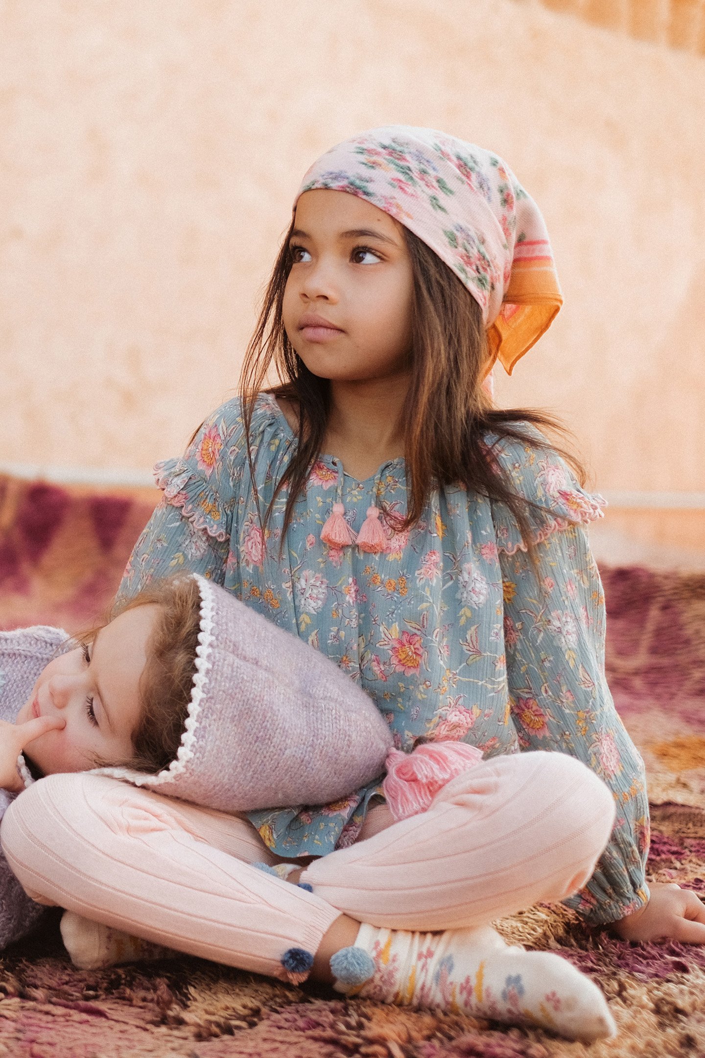 BLOUSE IRIS BLUE ROSA DAMASCENA 7