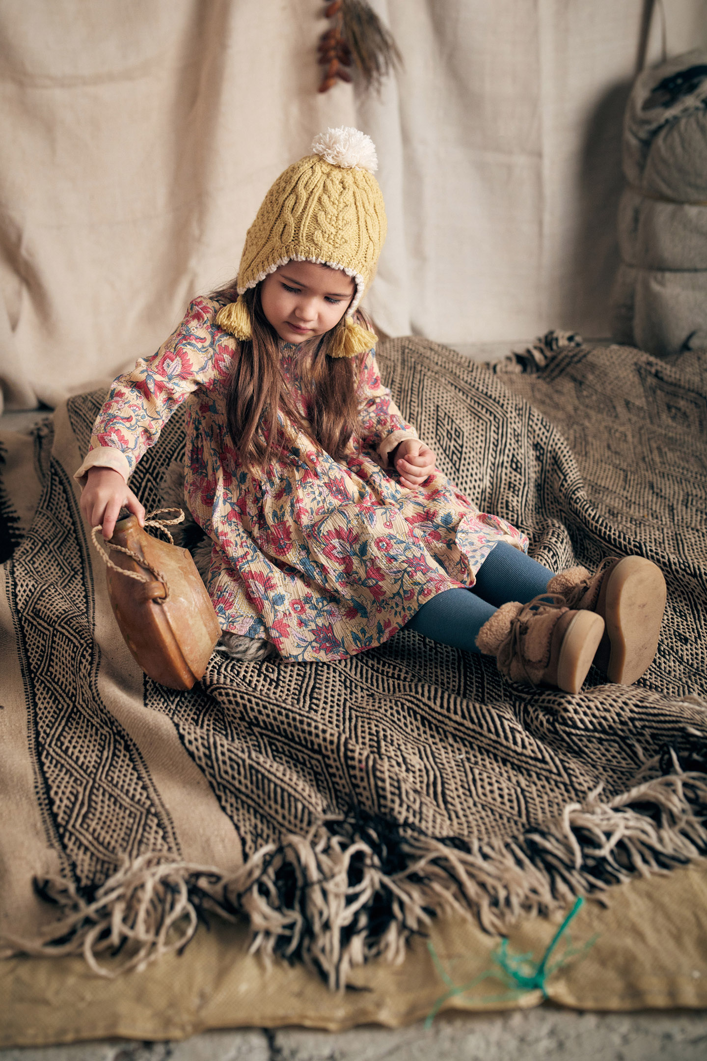 DRESS ROULOTTA BUTTER FLOWER GUEDRA 4