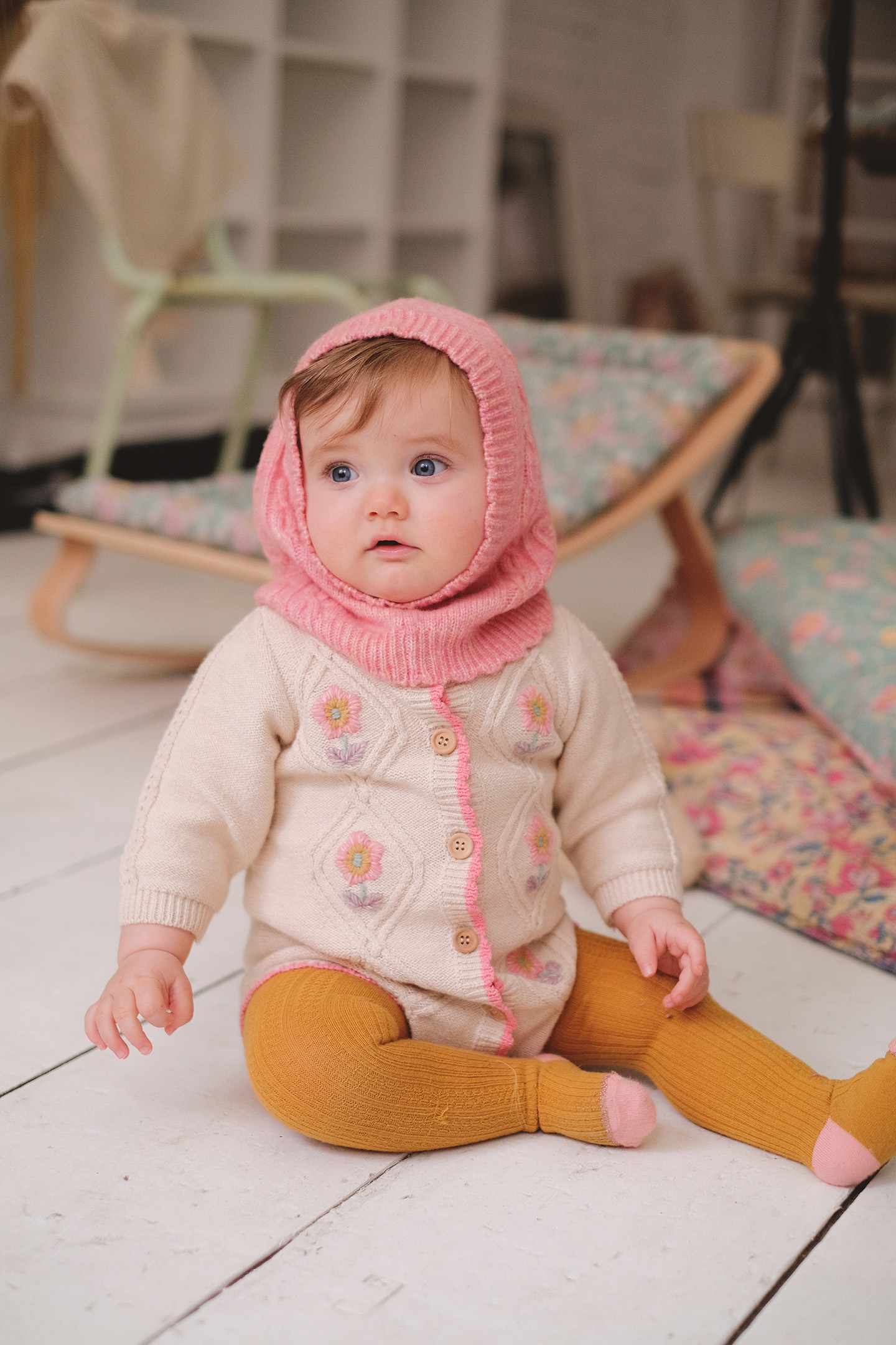 ROMPERS MYOSETTE CREAM MELANGED 1