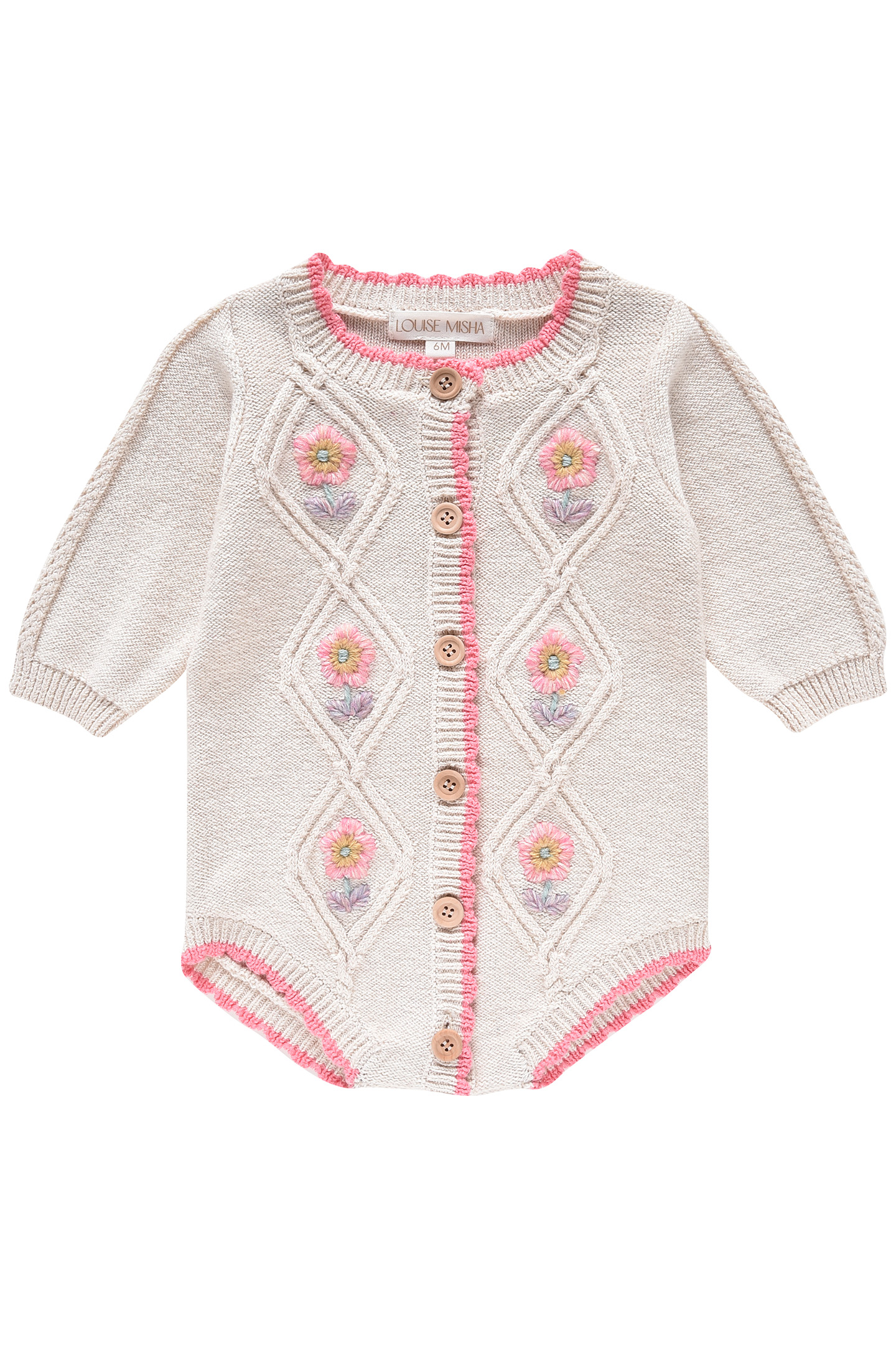 ROMPERS MYOSETTE CREAM MELANGED 2