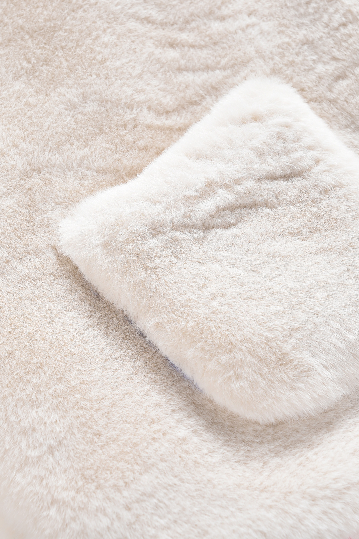 REVERSIBLE COAT FELVET CREAM FLOWER FIELDS 5