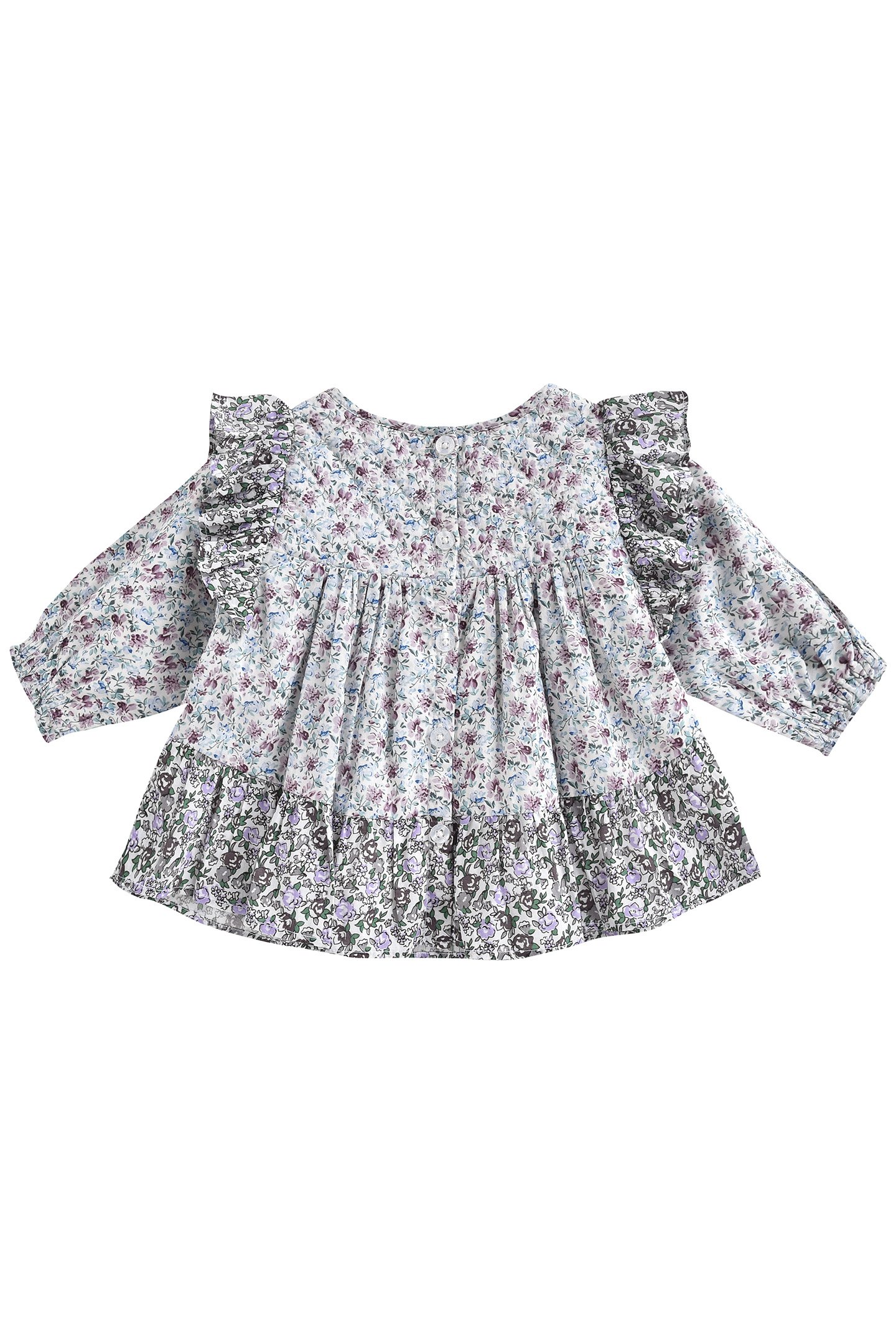 DRESS LARA CREAM RETRO PANSY 2