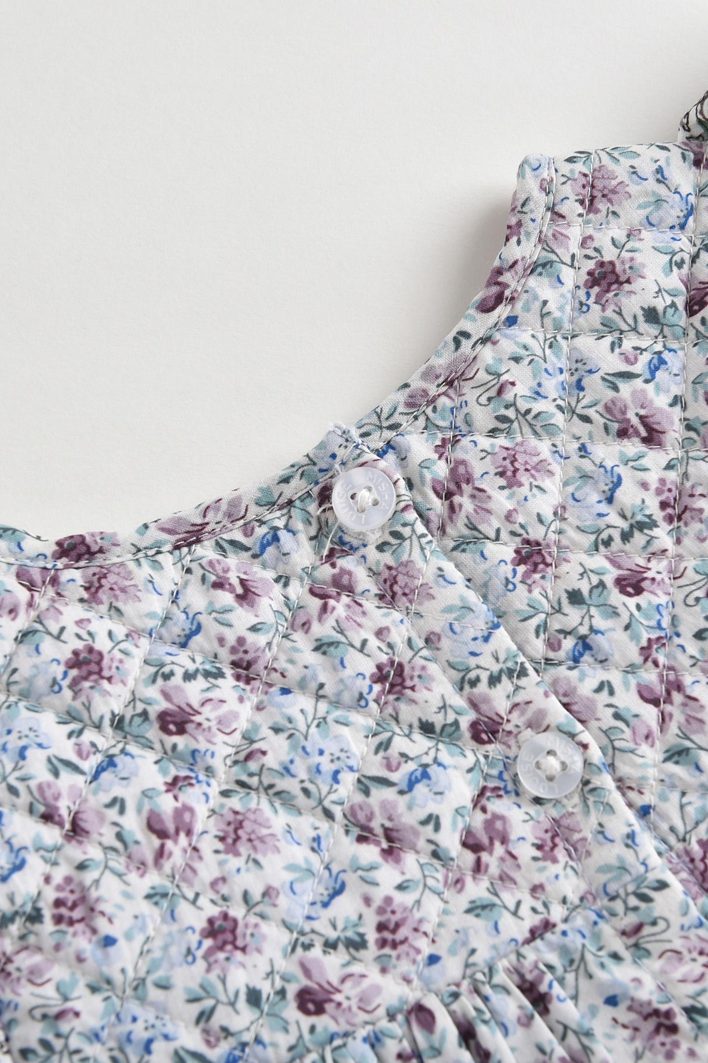 DRESS LARA CREAM RETRO PANSY 4