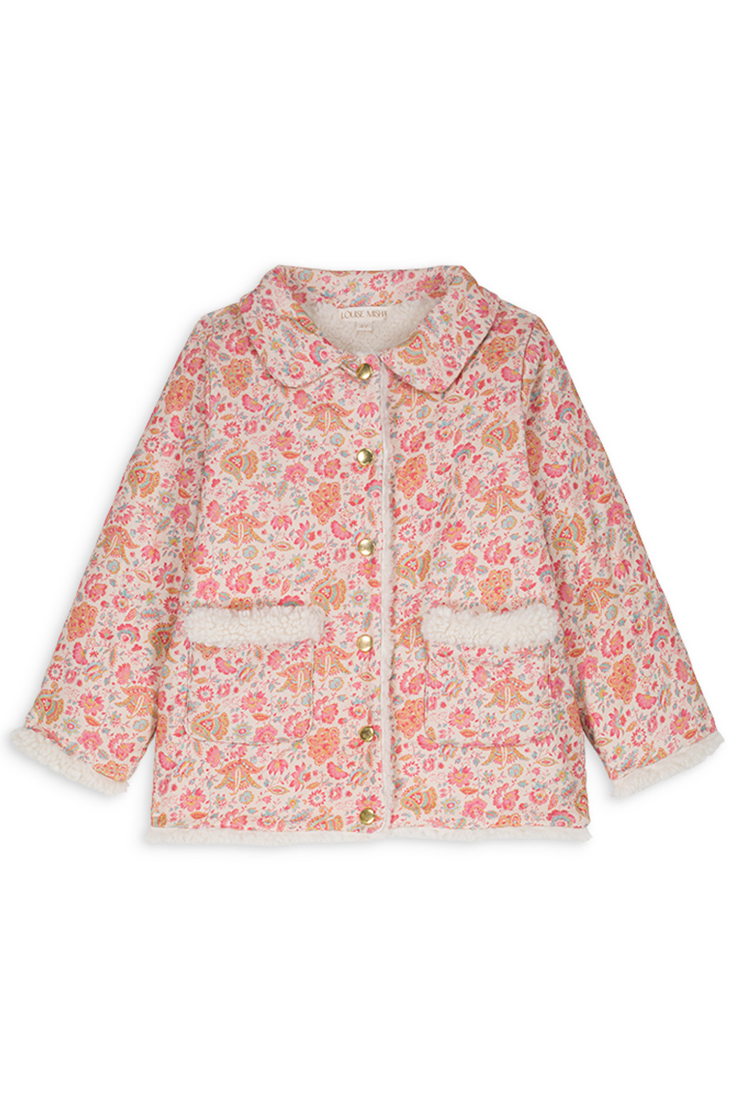COAT DALILA CREAM FLOWER FIELDS 2