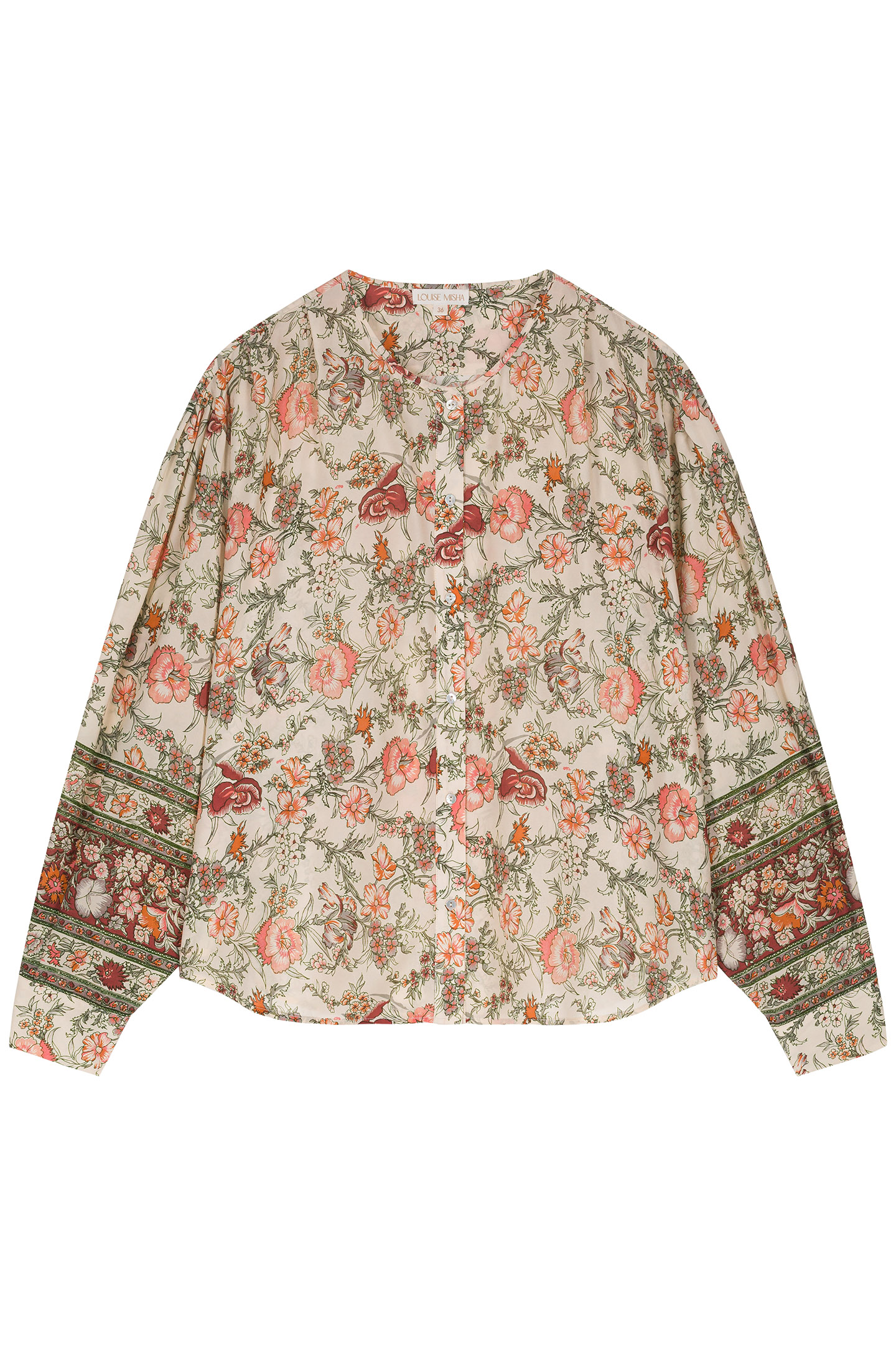 BLOUSE BERNA CREAM POPPY MEMORIES 2