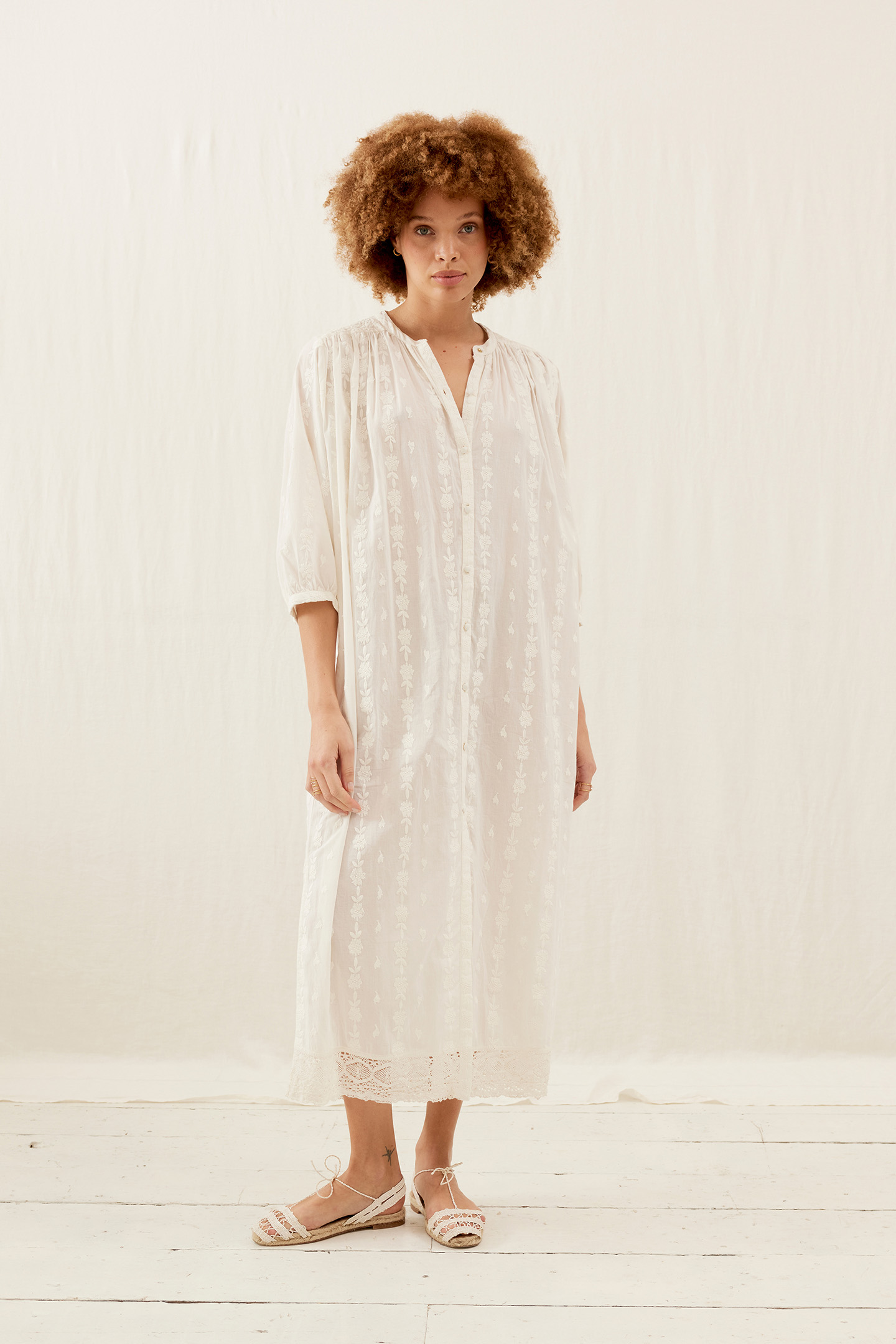 DRESS PALINA OFF WHITE 1