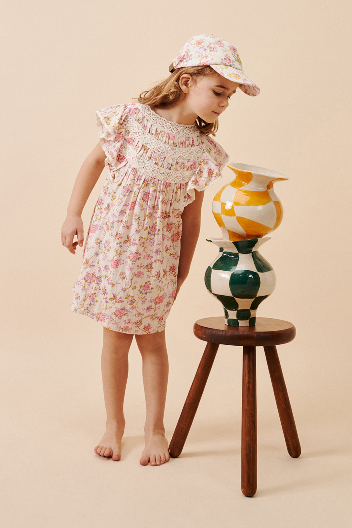 CAP JULIETTA CREAM BUCOLIA FIELDS 2