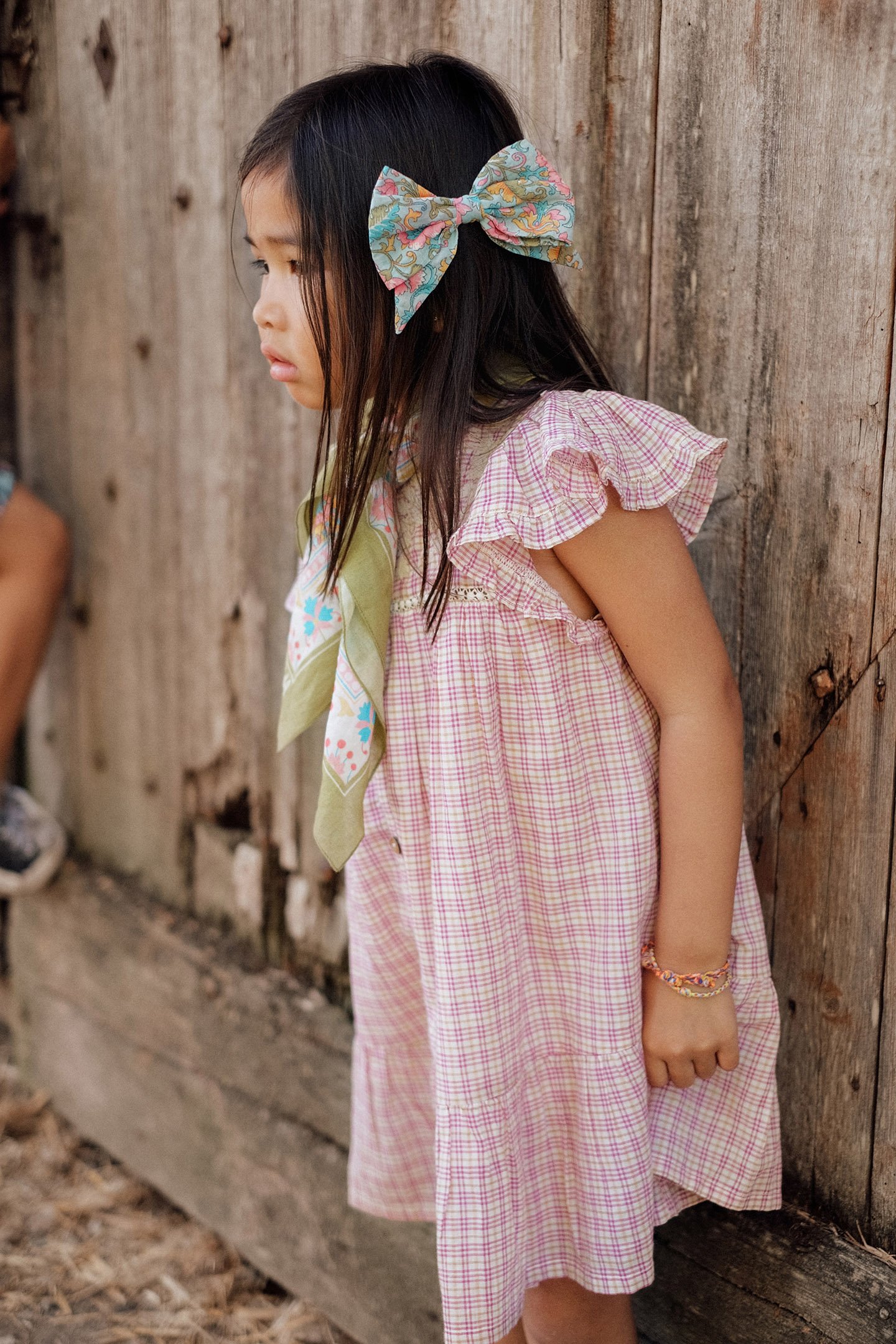 DRESS CARLINA FUCHSIA TARTAN JOY 3