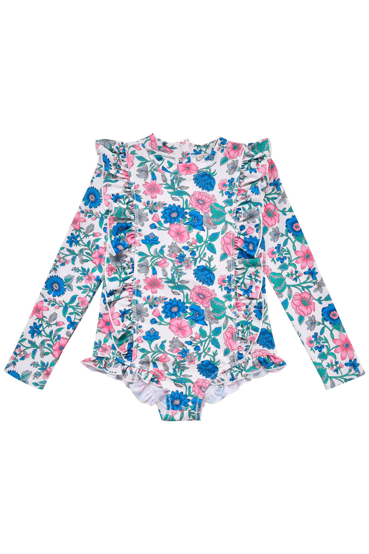 BATHING SUIT AURELIE BLUE SUMMER MEADOW 1