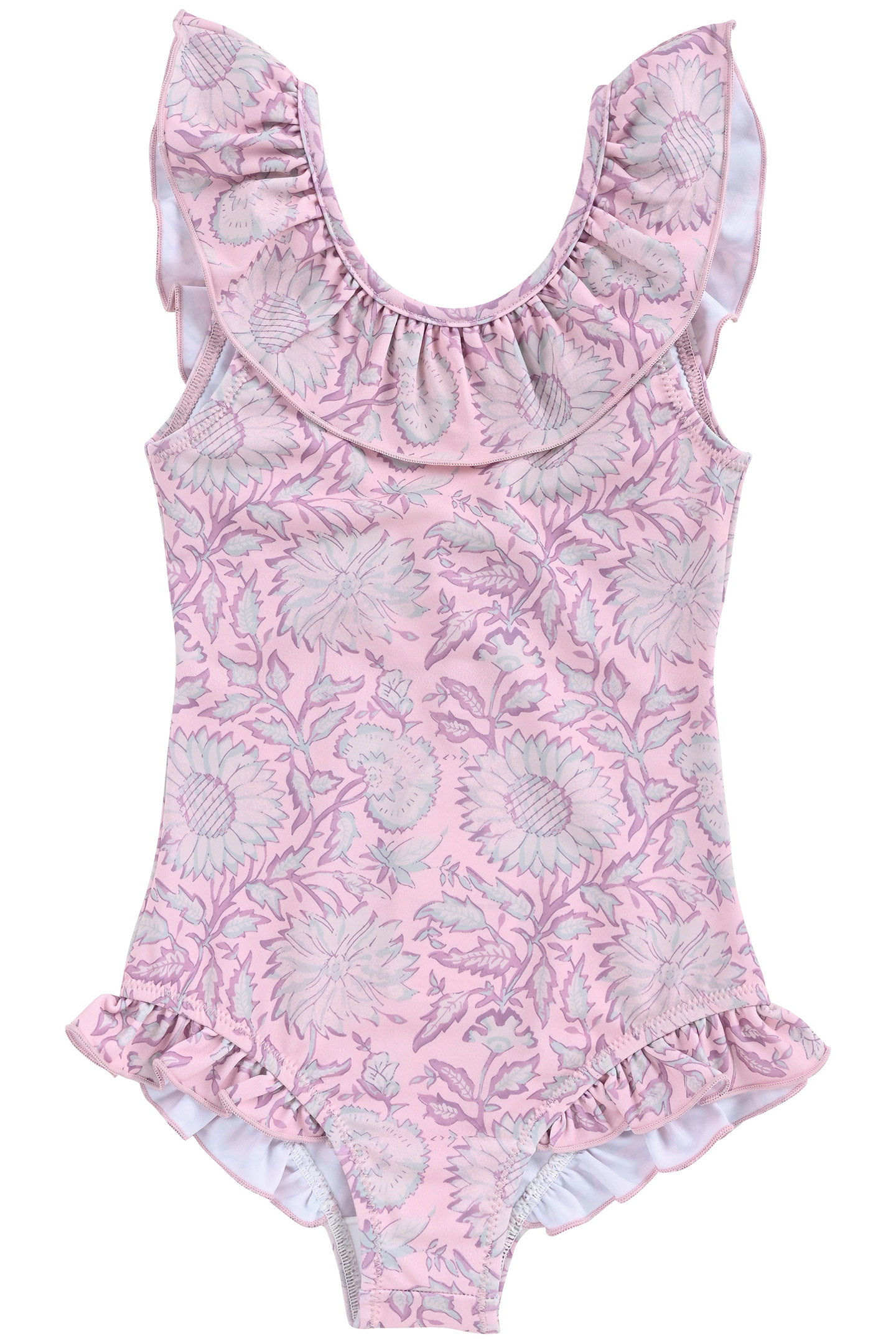 BATHING SUIT ANDREA PINK DAISY GARDEN 8