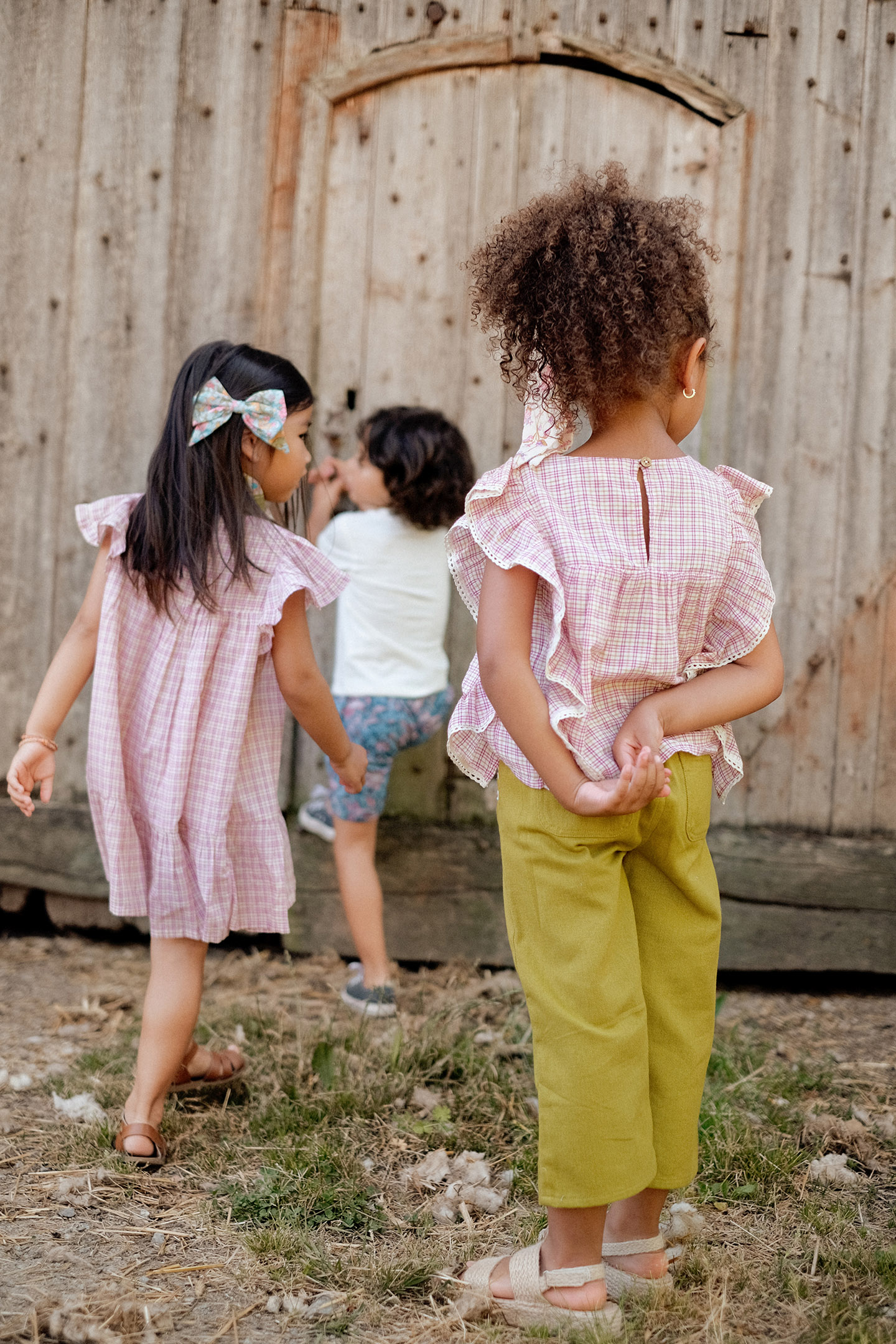 BLOUSE MALA FUCHSIA TARTAN JOY 3