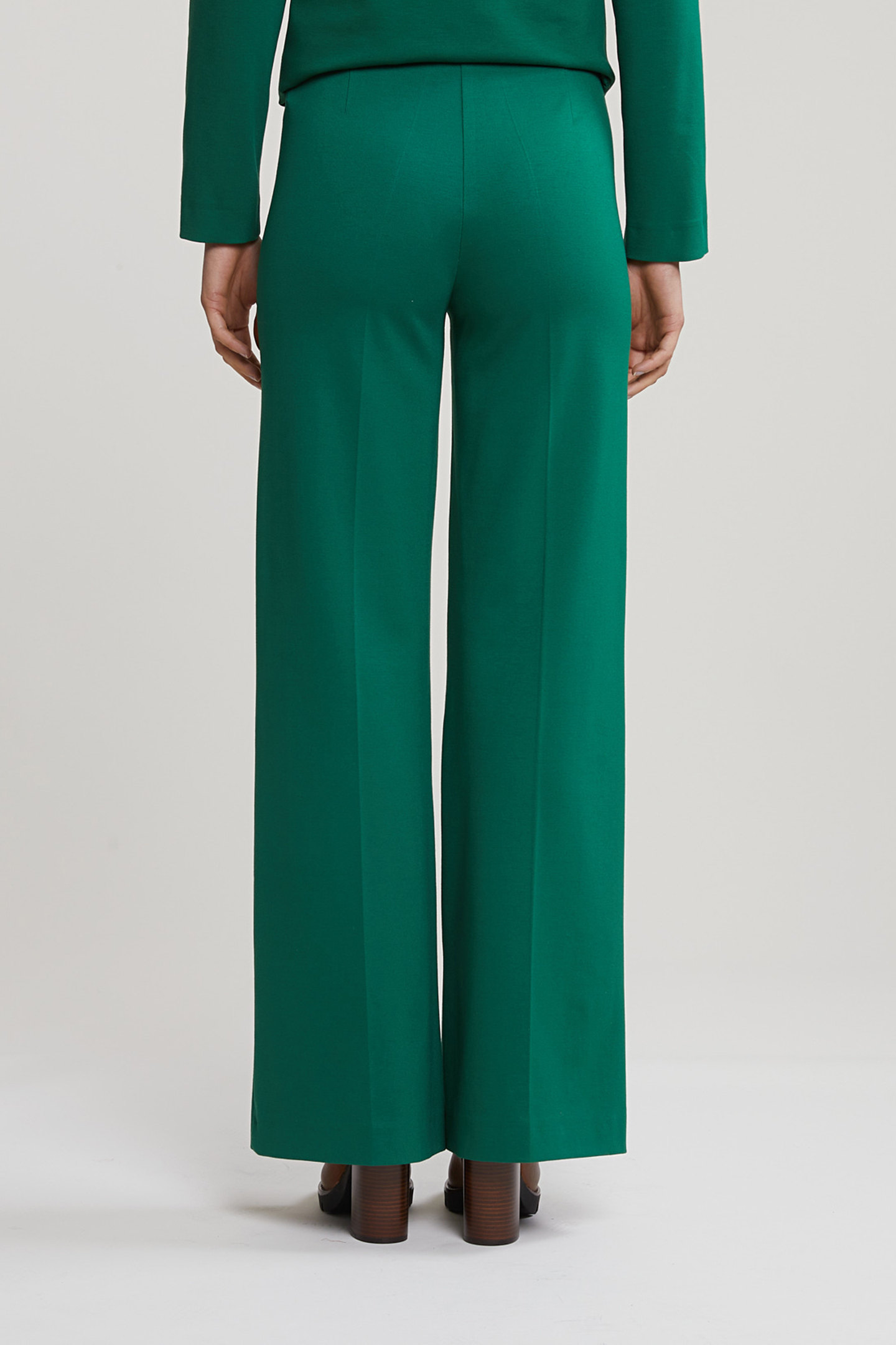 GREEN CLASSIC PANTS ELASTIC WAIST 2