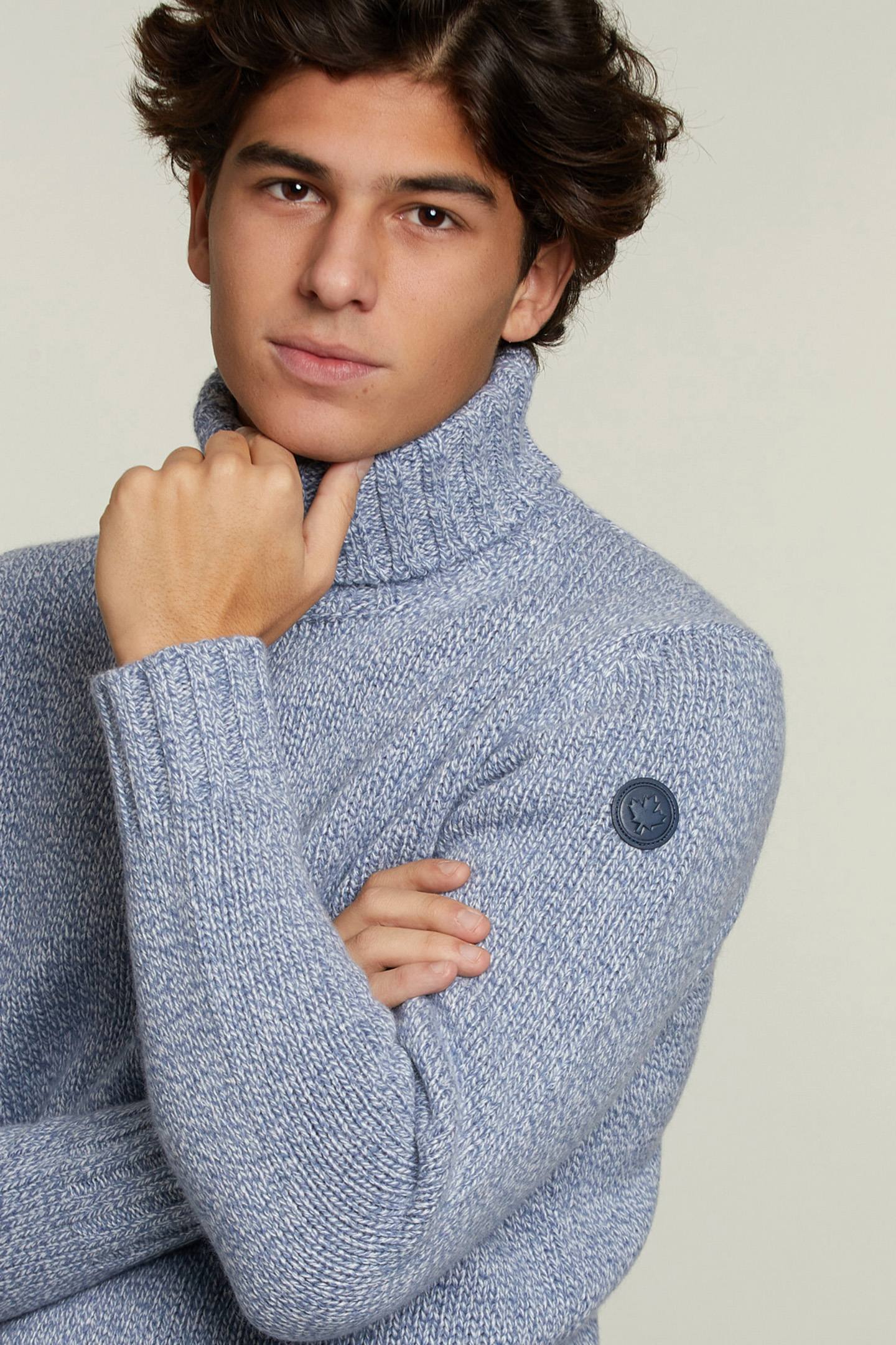 CUSTOM FIT WOOL-CASHMERE SWEATER JEANS MIX 4